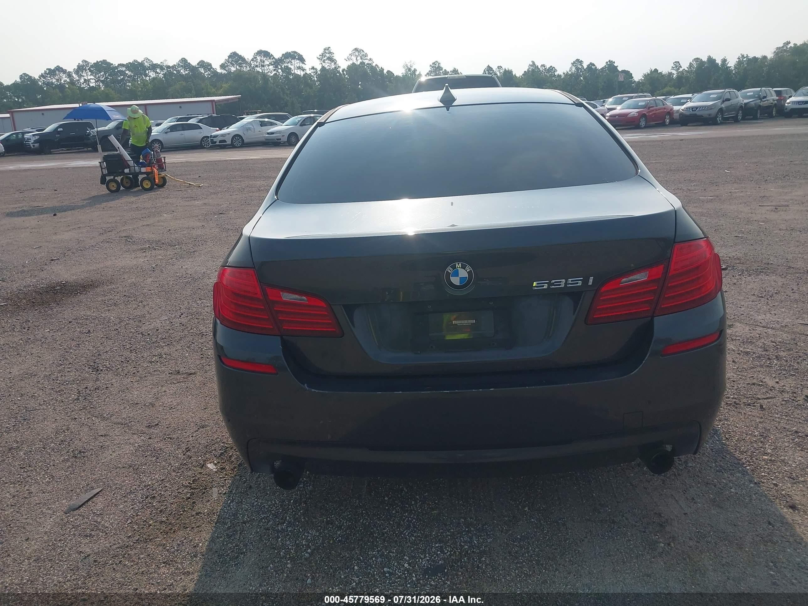2014 Bmw 535i   Black vin: WBA5B1C56ED483956