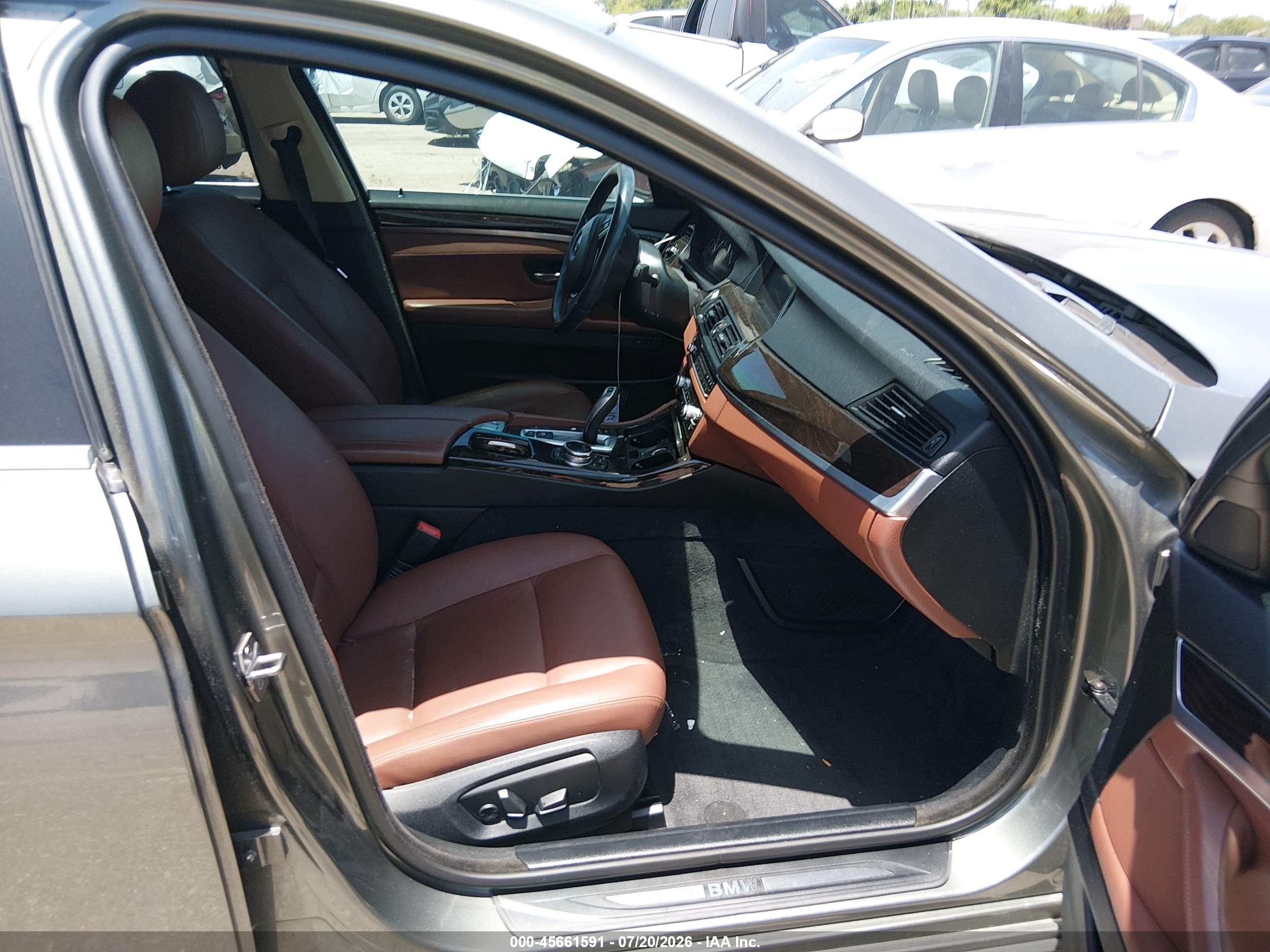 2015 Bmw 535i   Серый vin: WBA5B1C56FD918797