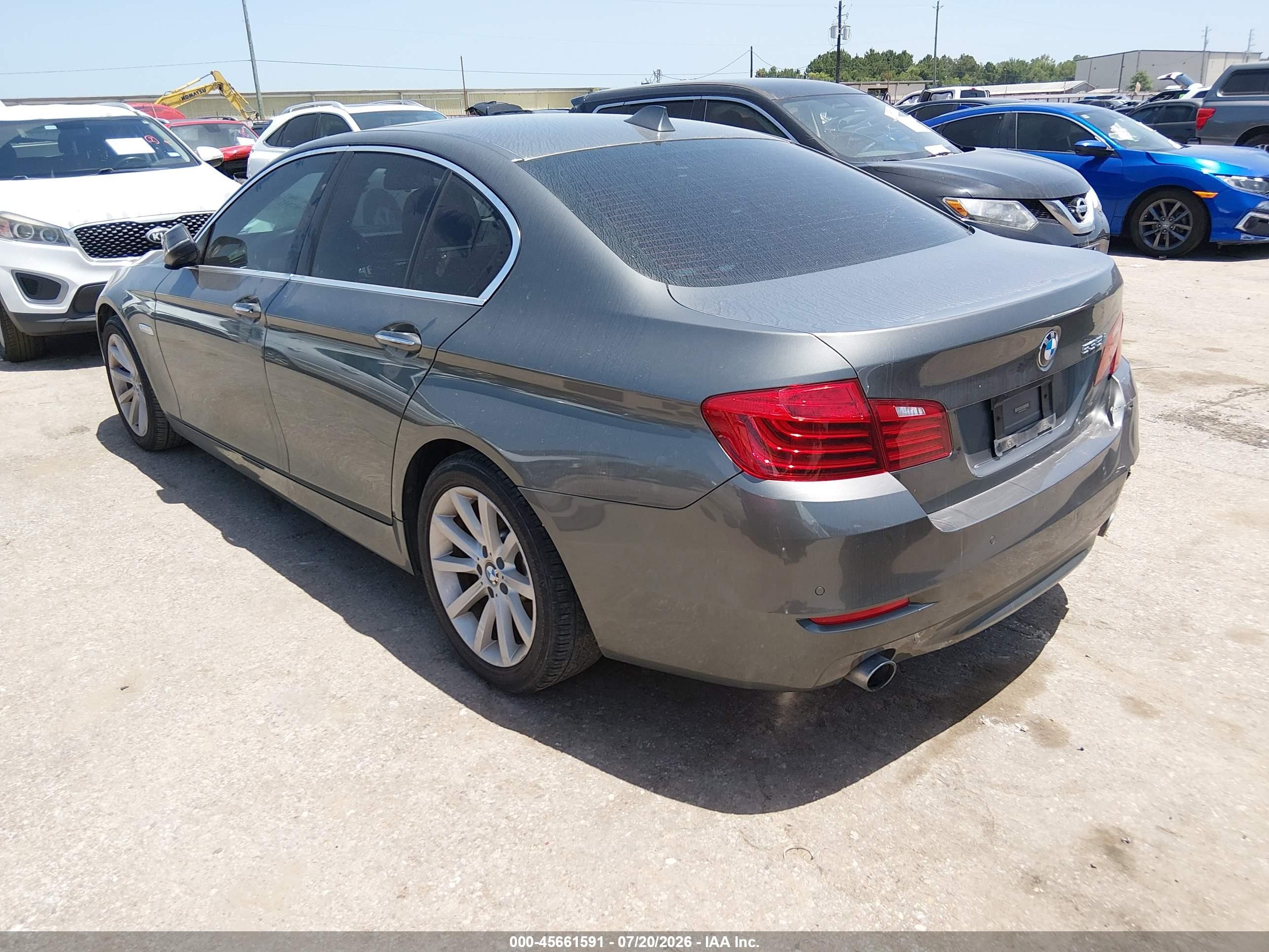 2015 Bmw 535i   Серый vin: WBA5B1C56FD918797