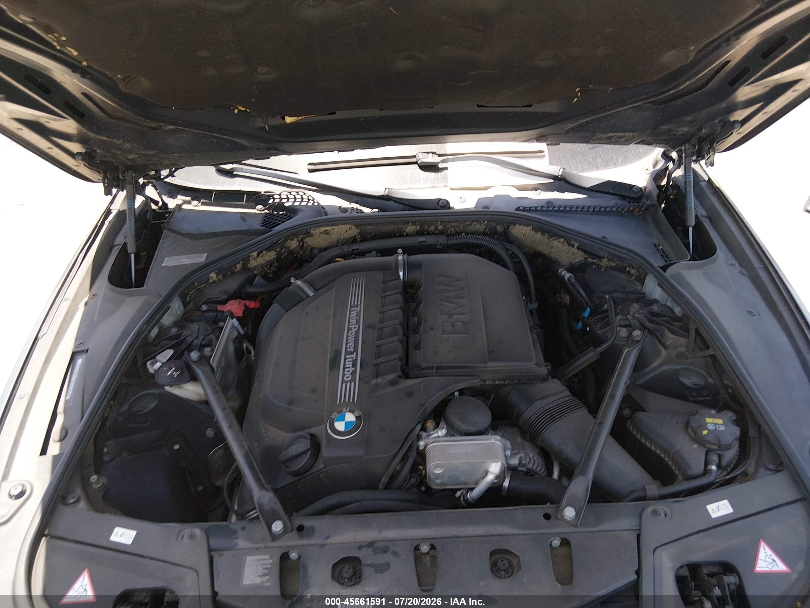 2015 Bmw 535i   Серый vin: WBA5B1C56FD918797
