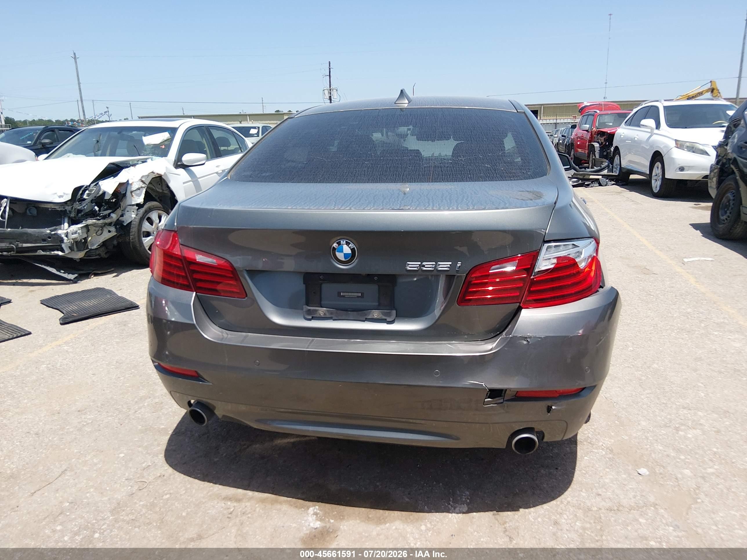2015 Bmw 535i   Серый vin: WBA5B1C56FD918797