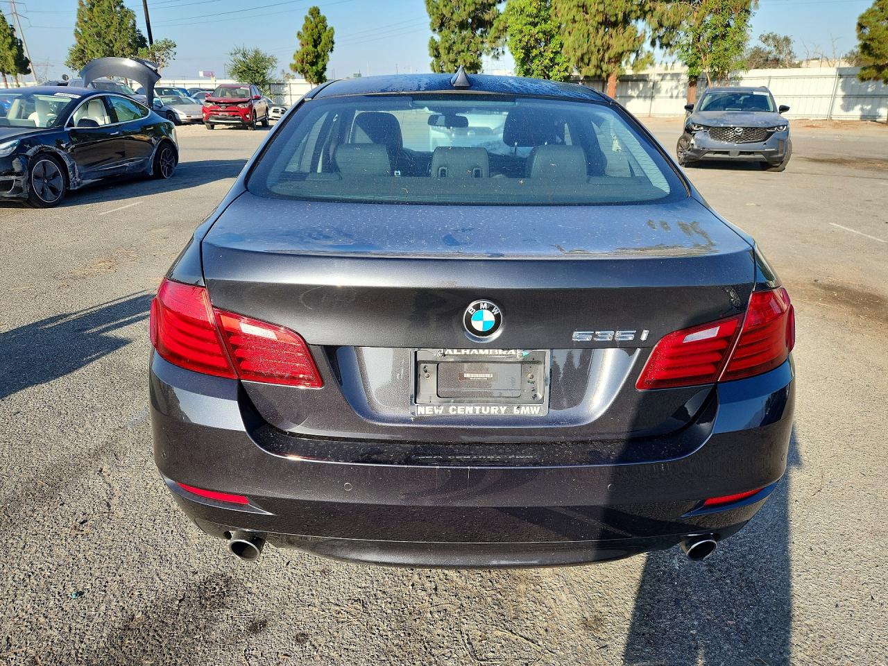 2015 Bmw 535 I Black vin: WBA5B1C56FD920484