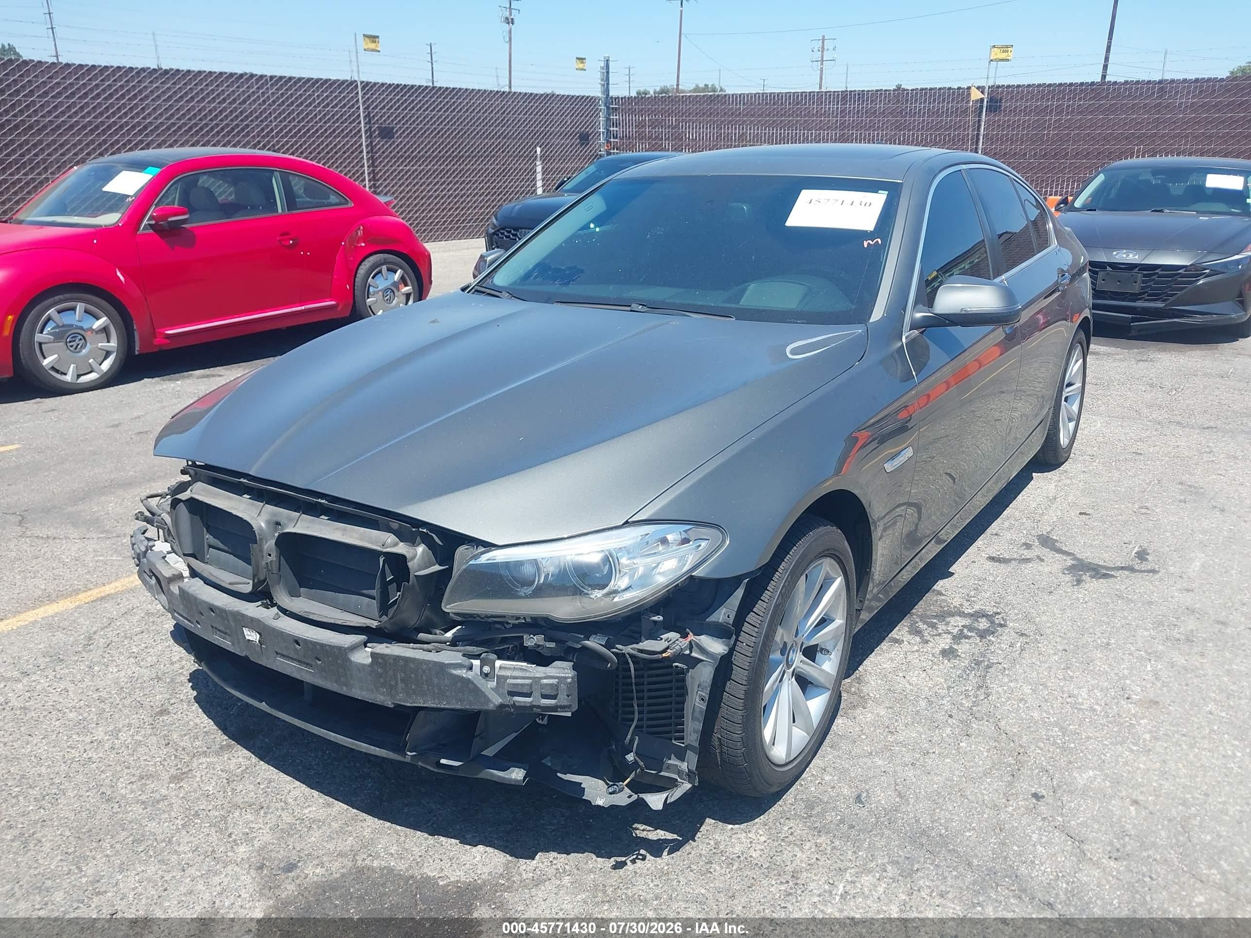 2015 Bmw 535i   Gray vin: WBA5B1C56FD922526