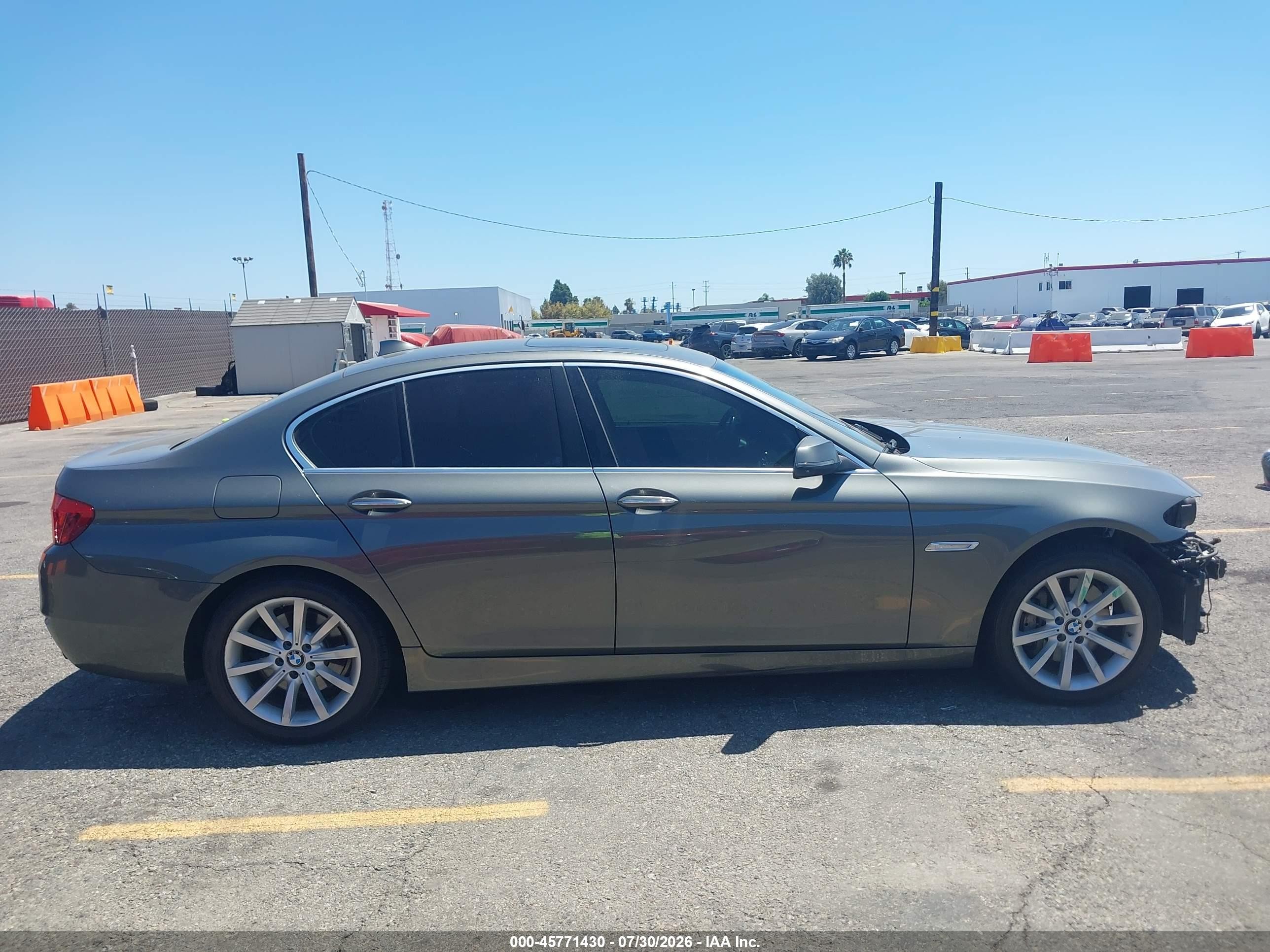 2015 Bmw 535i   Gray vin: WBA5B1C56FD922526