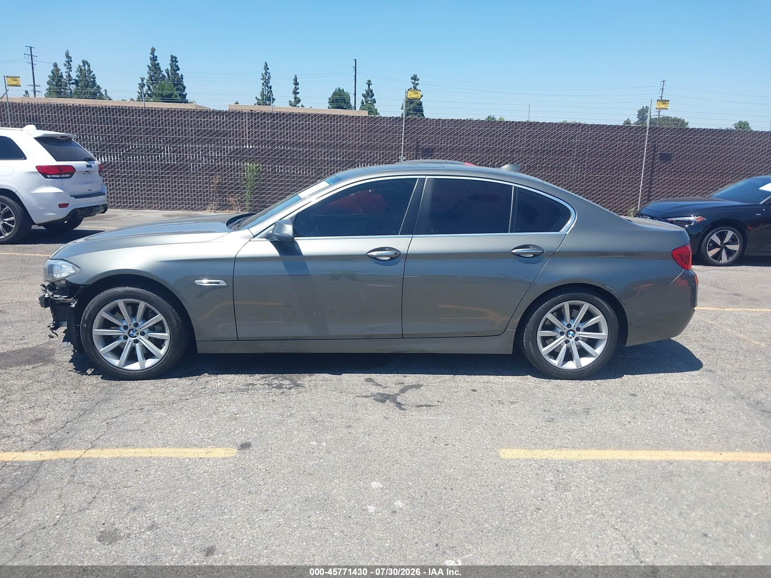 2015 Bmw 535i   Gray vin: WBA5B1C56FD922526