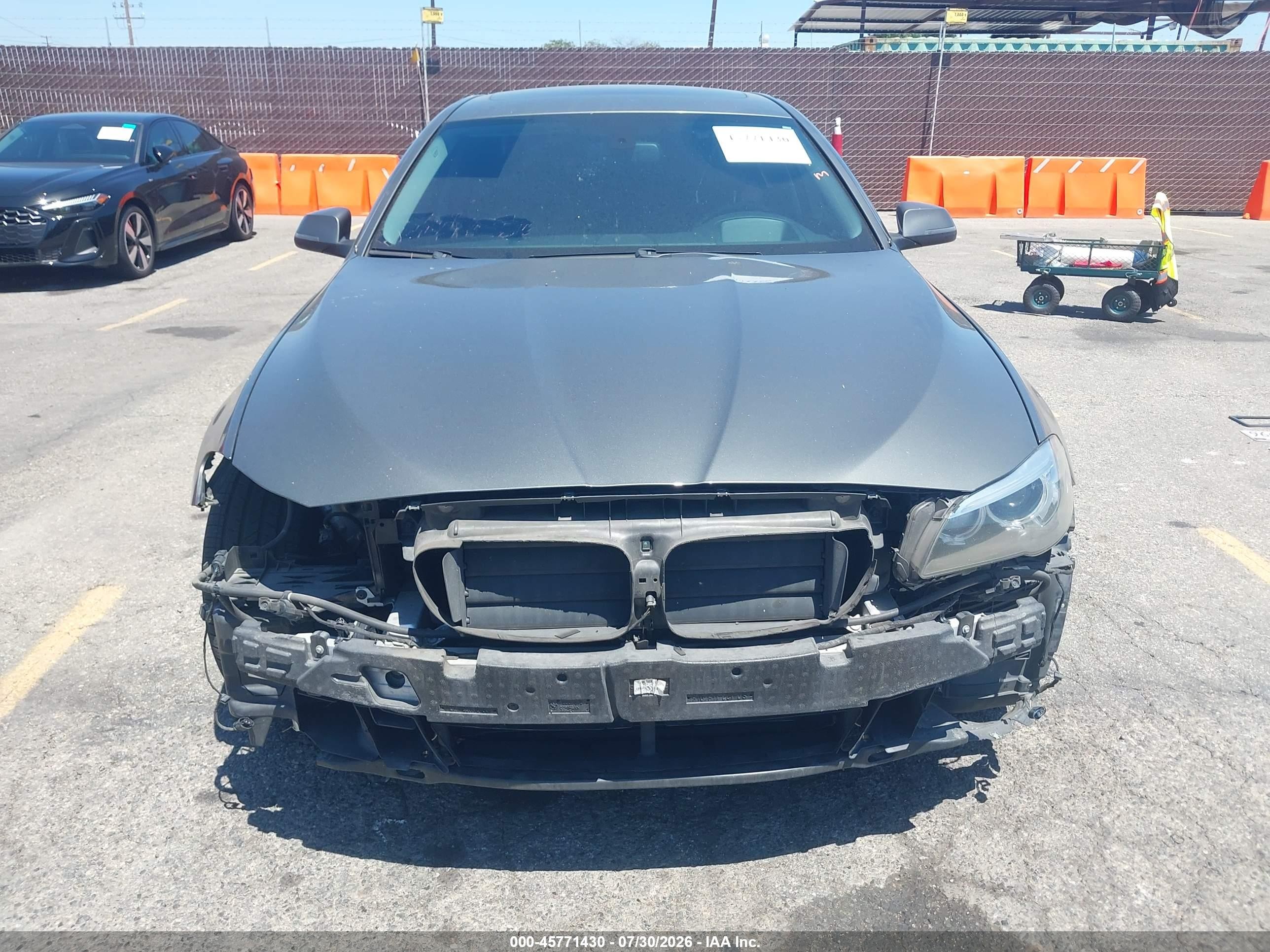 2015 Bmw 535i   Gray vin: WBA5B1C56FD922526