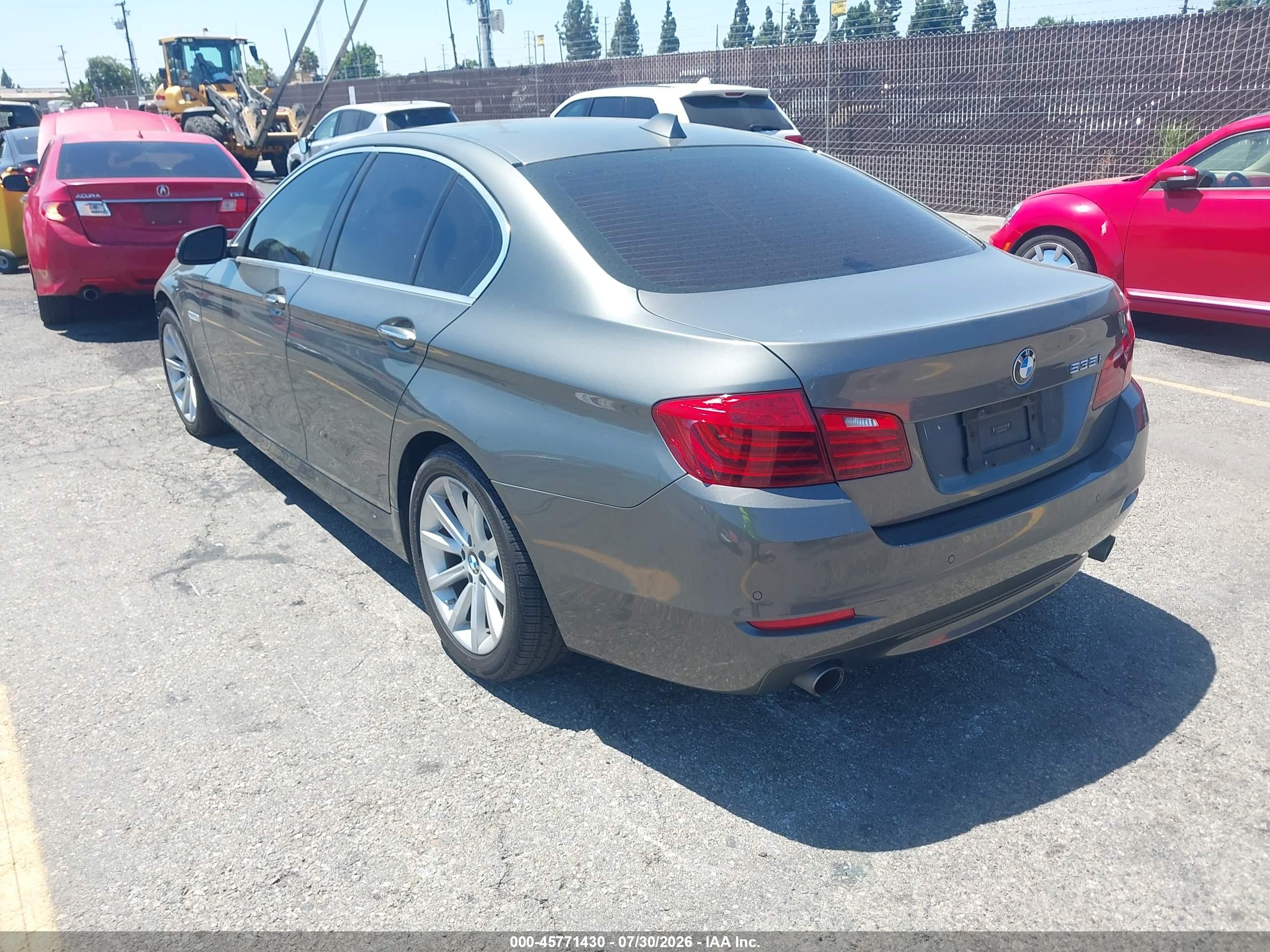 2015 Bmw 535i   Gray vin: WBA5B1C56FD922526