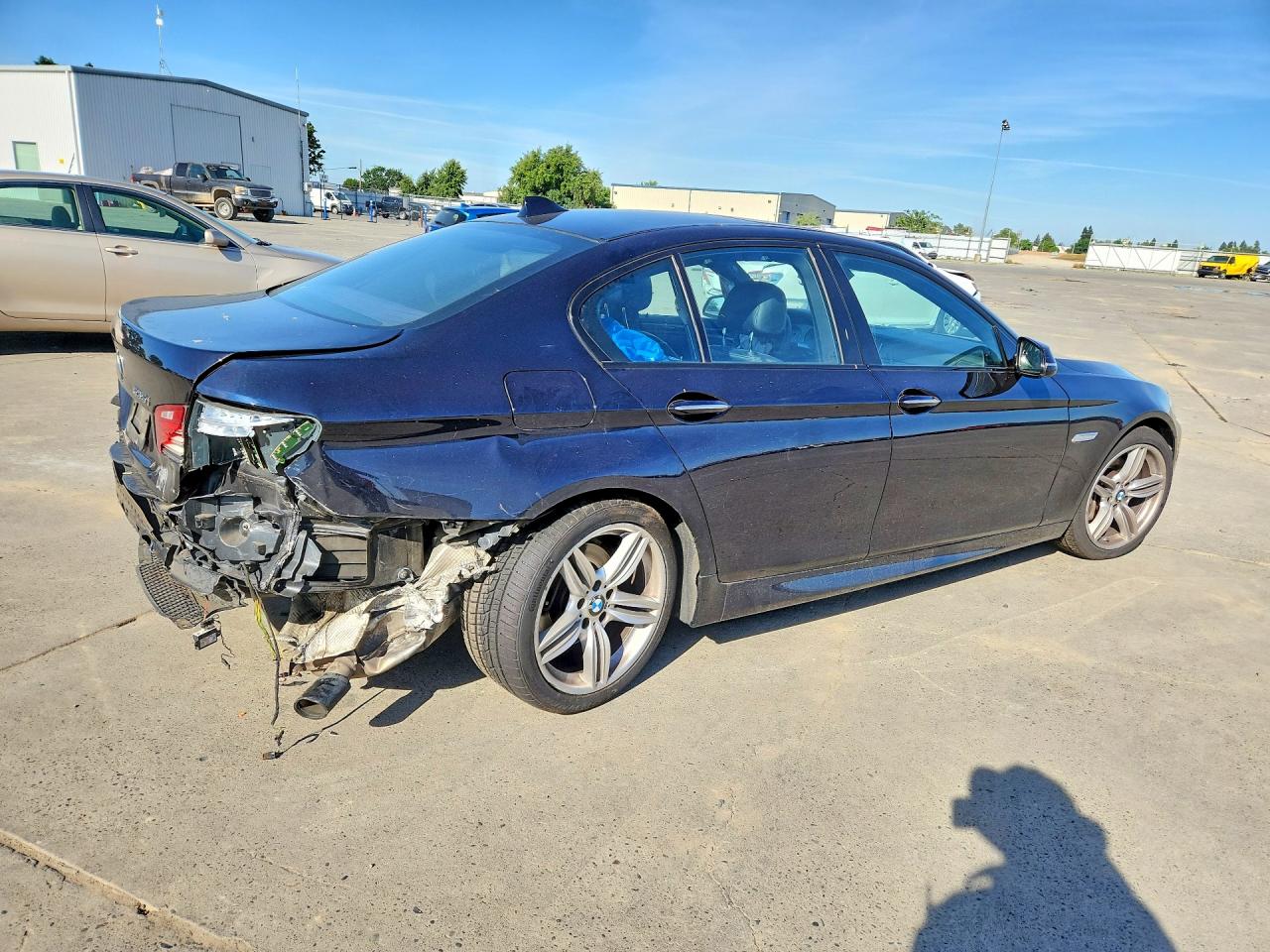2015 Bmw 535 I Black vin: WBA5B1C56FG125806