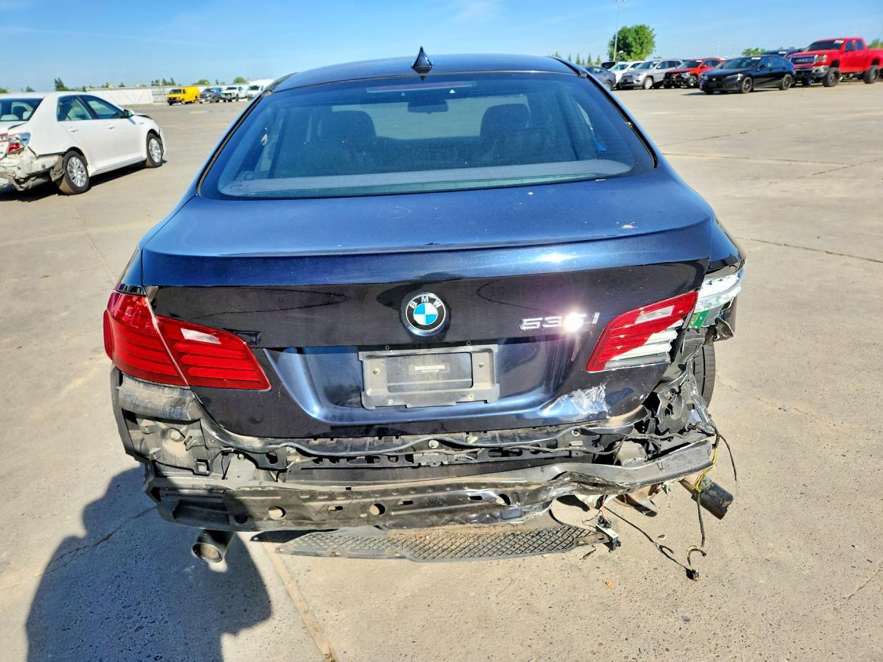 2015 Bmw 535 I Black vin: WBA5B1C56FG125806