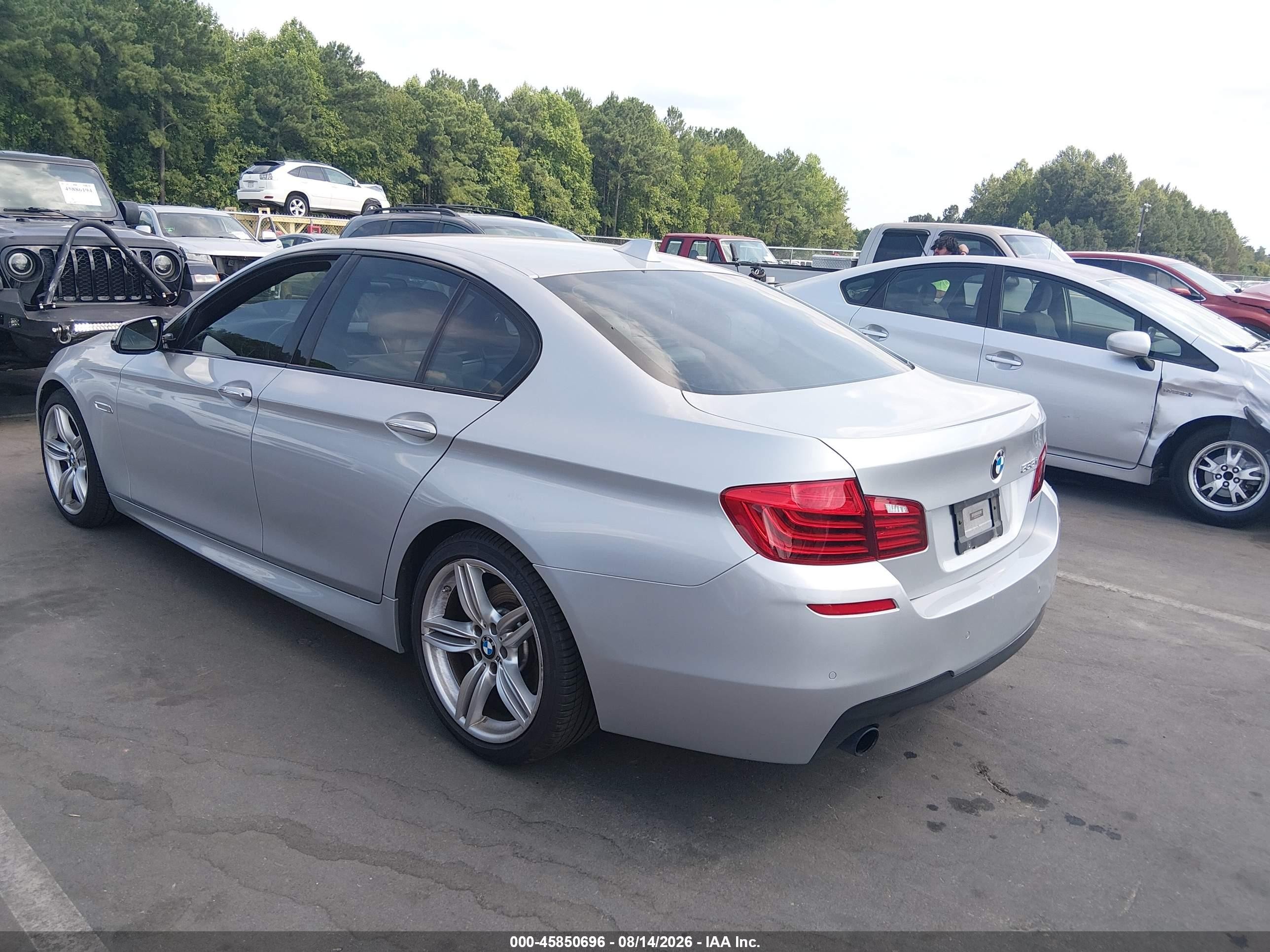 2015 Bmw 535i   Silver vin: WBA5B1C56FG127152