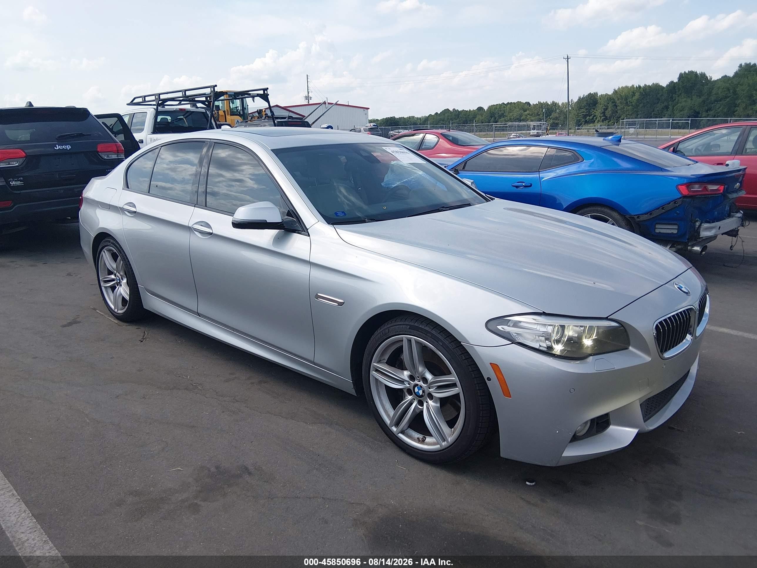 2015 Bmw 535i   Silver vin: WBA5B1C56FG127152