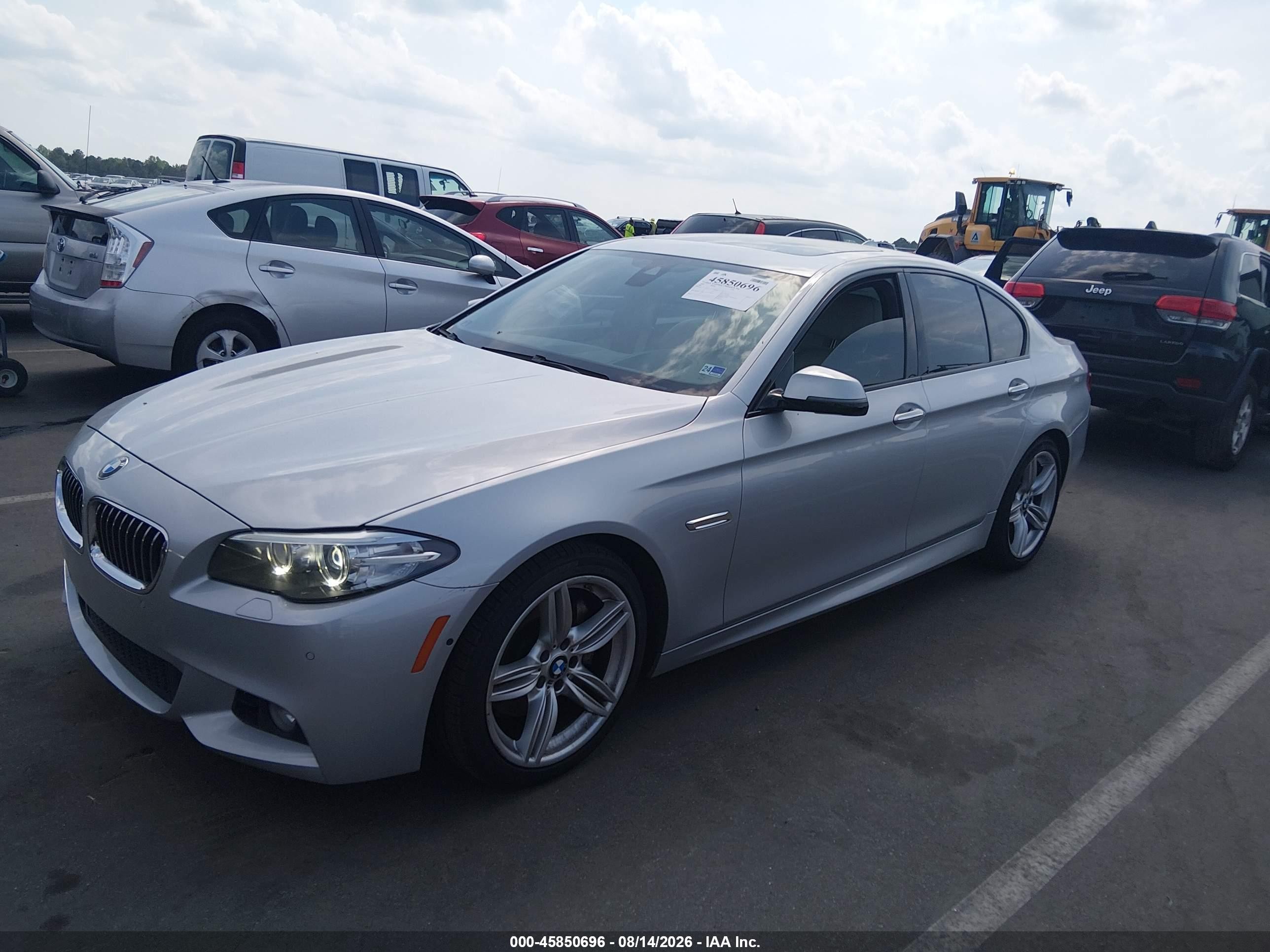 2015 Bmw 535i   Silver vin: WBA5B1C56FG127152