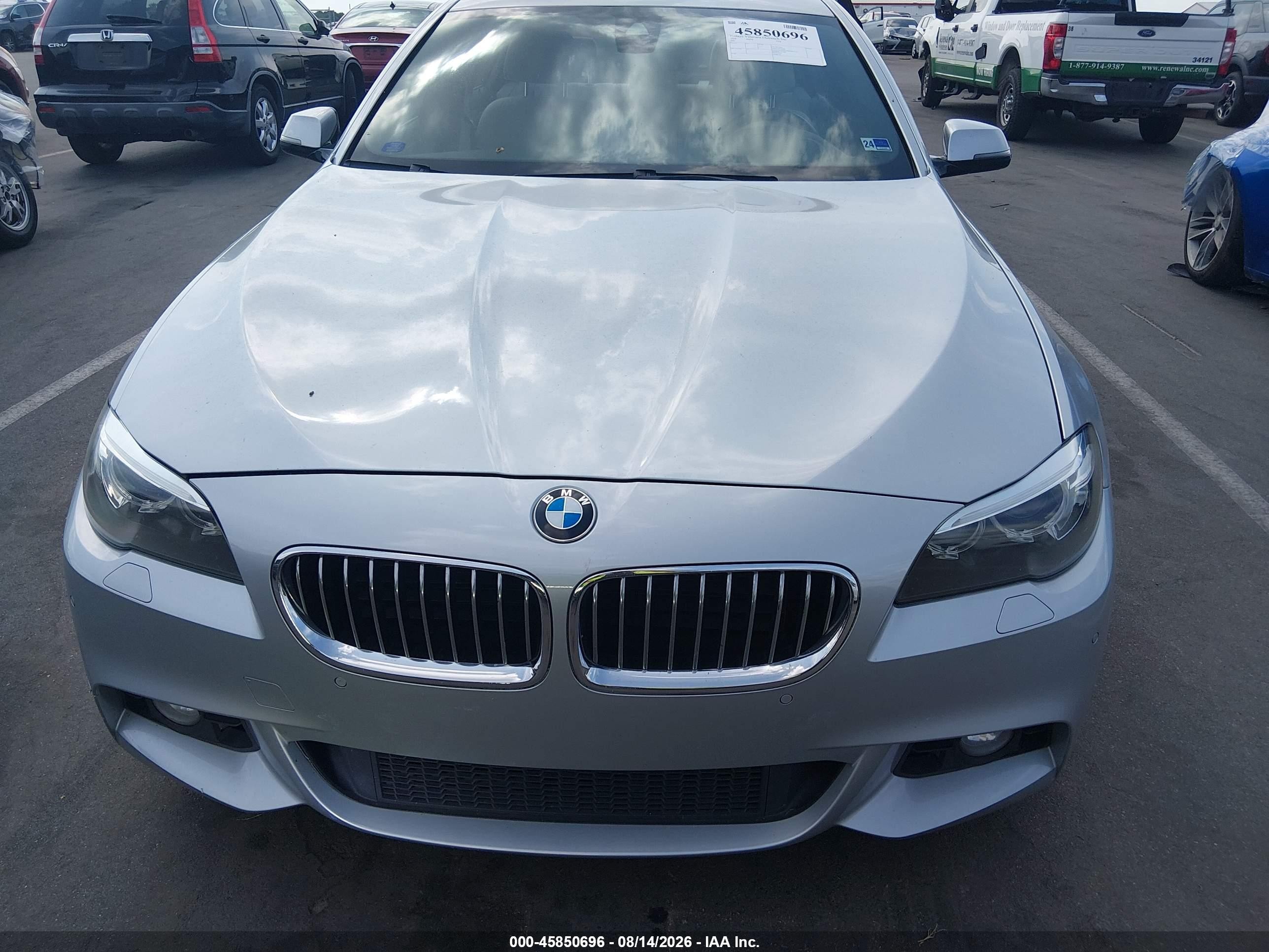 2015 Bmw 535i   Silver vin: WBA5B1C56FG127152