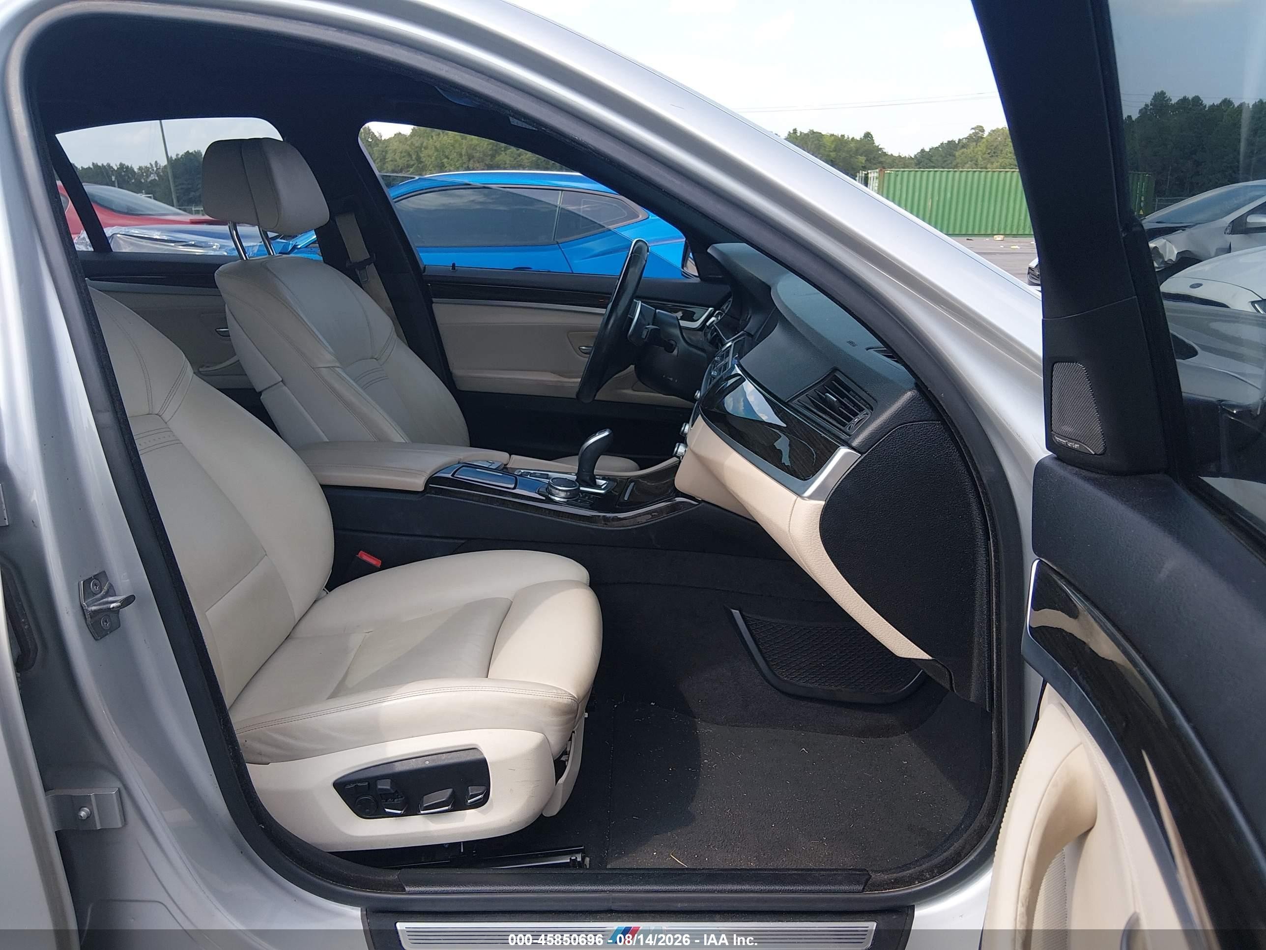 2015 Bmw 535i   Silver vin: WBA5B1C56FG127152