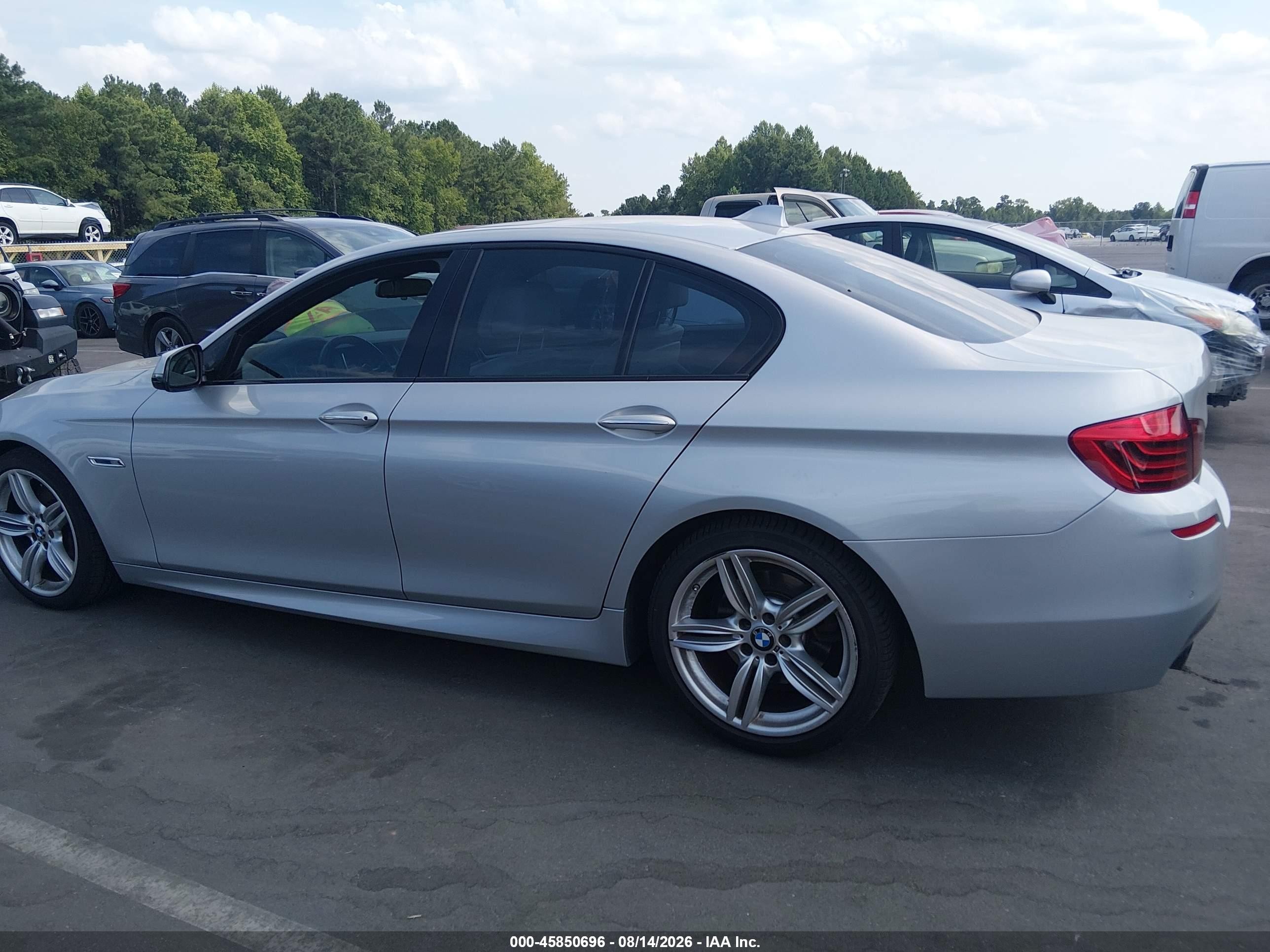 2015 Bmw 535i   Silver vin: WBA5B1C56FG127152