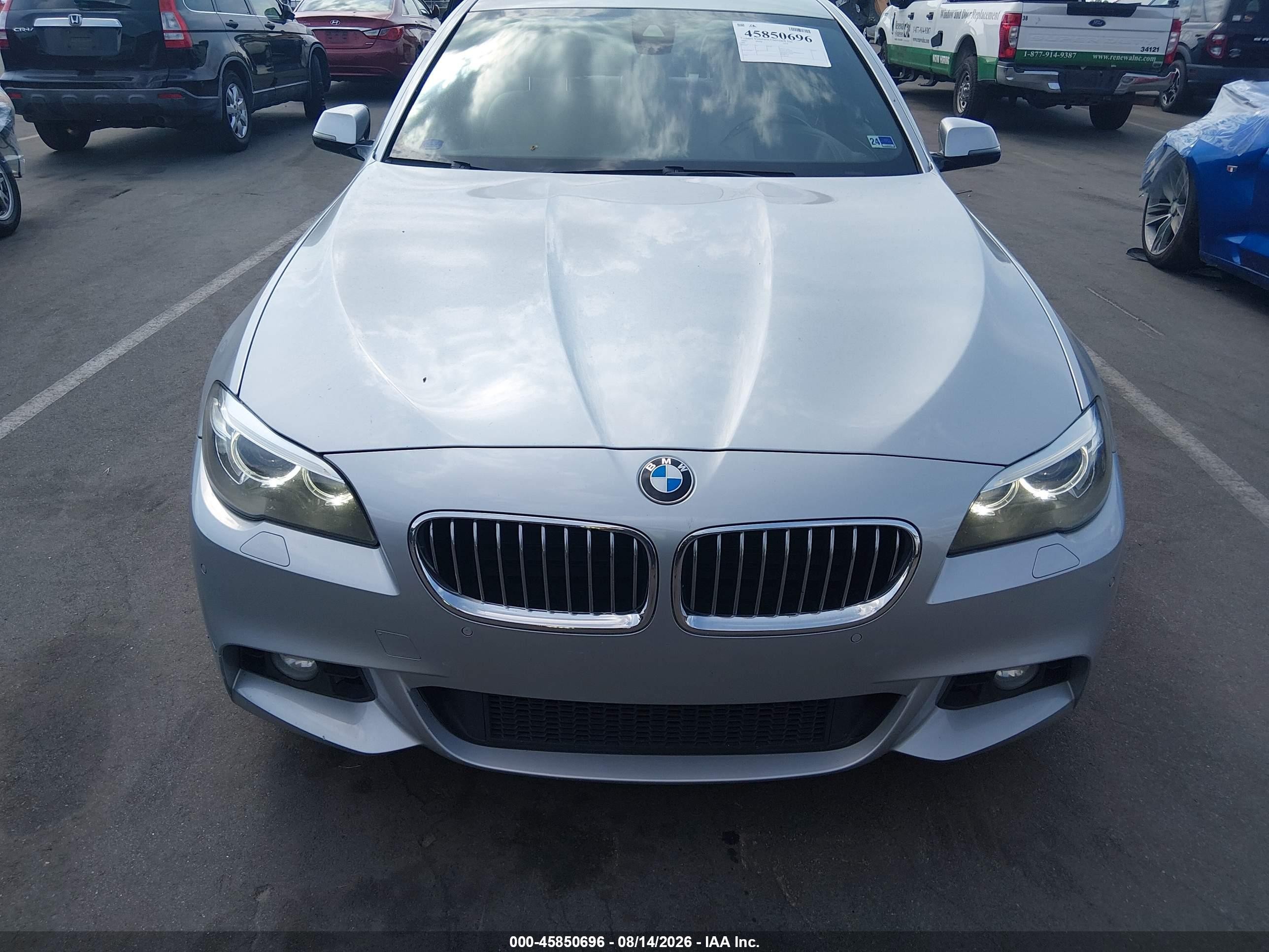 2015 Bmw 535i   Silver vin: WBA5B1C56FG127152