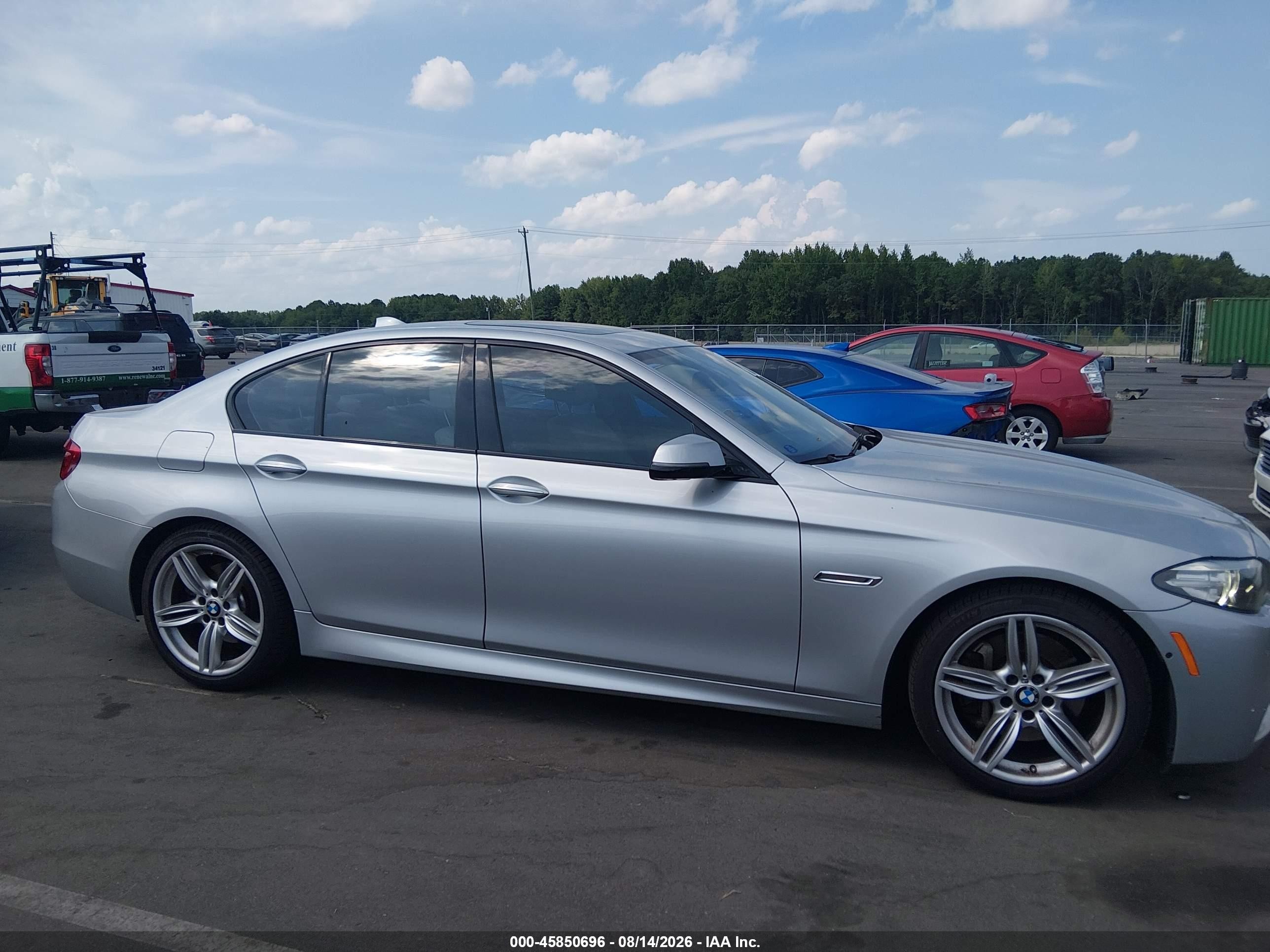 2015 Bmw 535i   Silver vin: WBA5B1C56FG127152