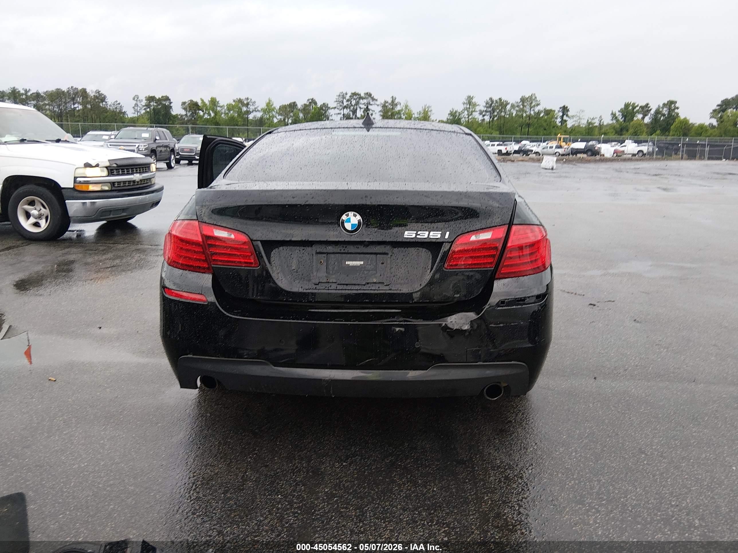 2015 Bmw 535i   Black vin: WBA5B1C56FG127653