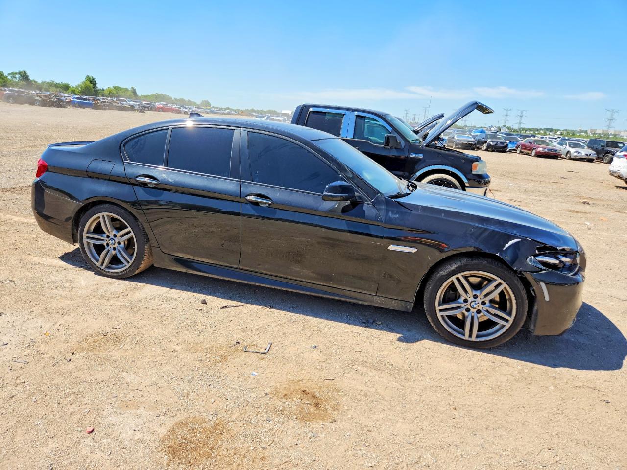 2014 Bmw 535 I Black vin: WBA5B1C57ED480032