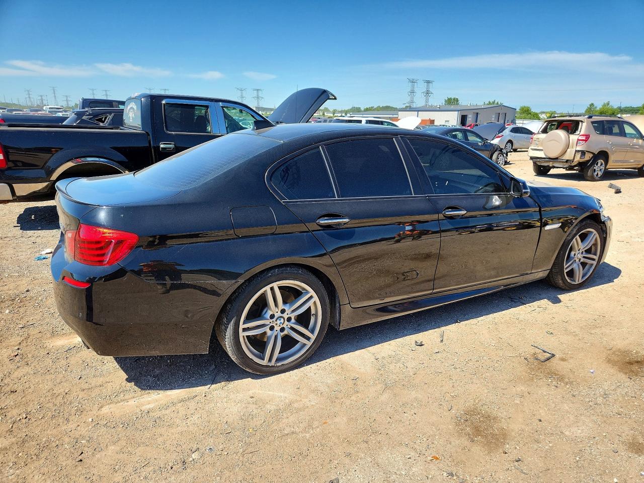 2014 Bmw 535 I Black vin: WBA5B1C57ED480032