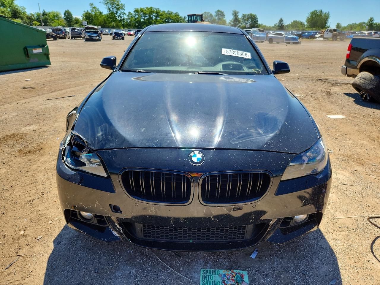 2014 Bmw 535 I Black vin: WBA5B1C57ED480032