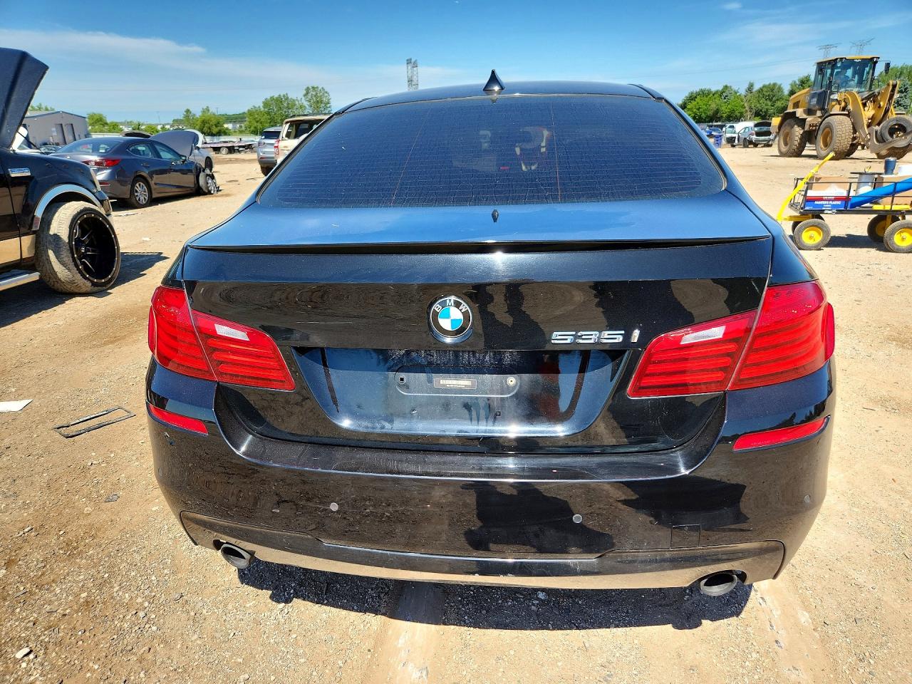 2014 Bmw 535 I Black vin: WBA5B1C57ED480032