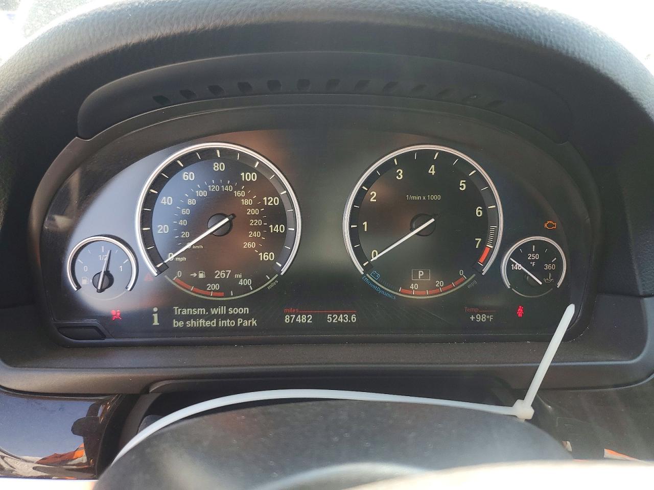 2014 Bmw 535 I Black vin: WBA5B1C57ED483609