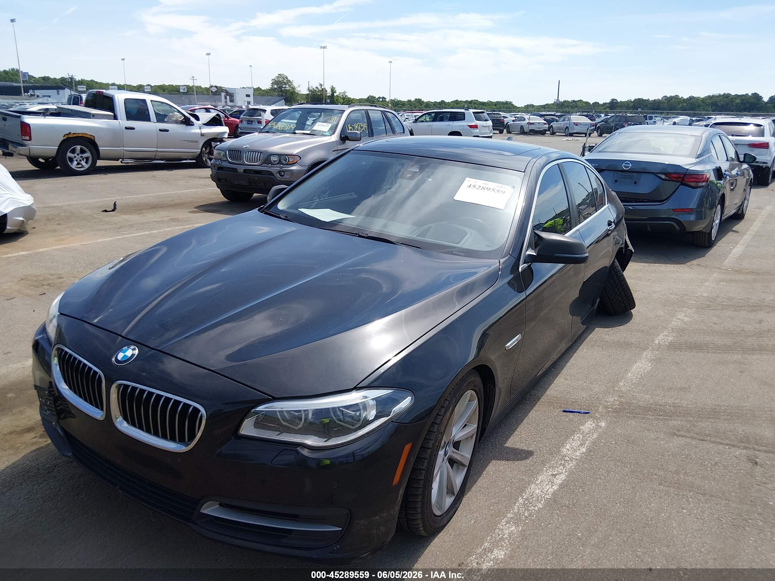 2014 Bmw 535i   Black vin: WBA5B1C57ED483805