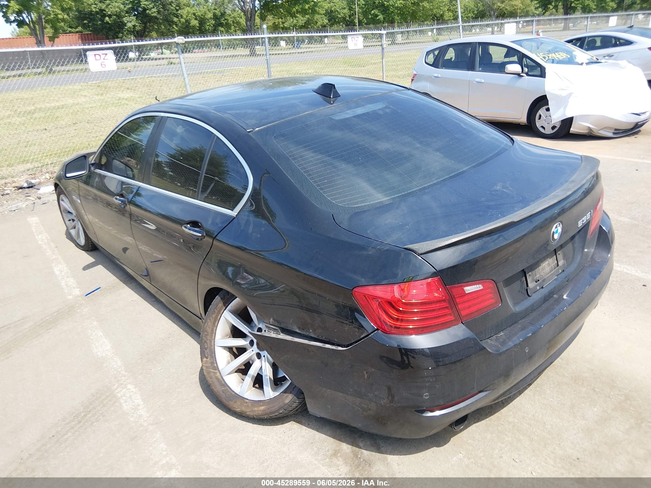 2014 Bmw 535i   Black vin: WBA5B1C57ED483805