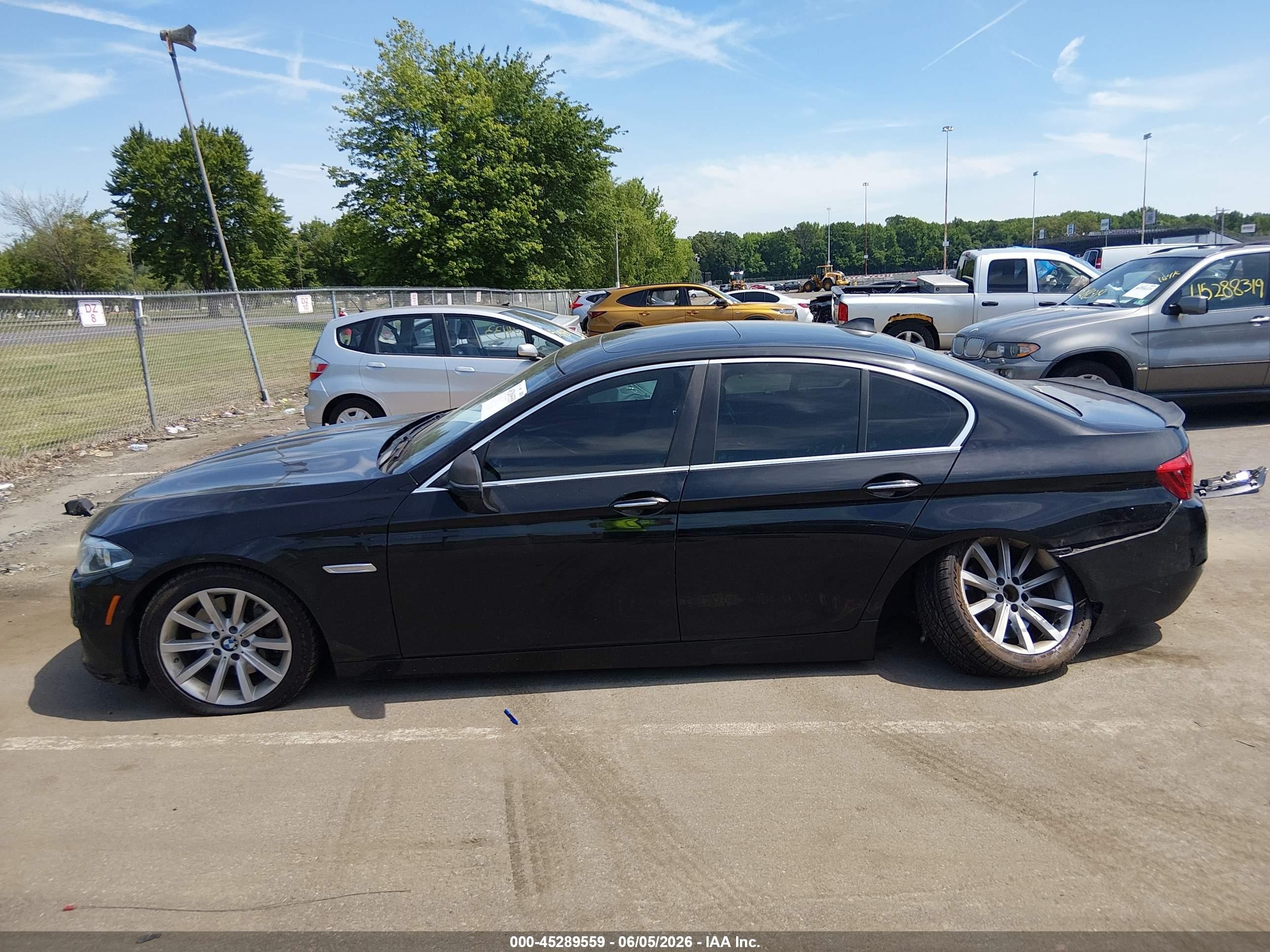 2014 Bmw 535i   Black vin: WBA5B1C57ED483805