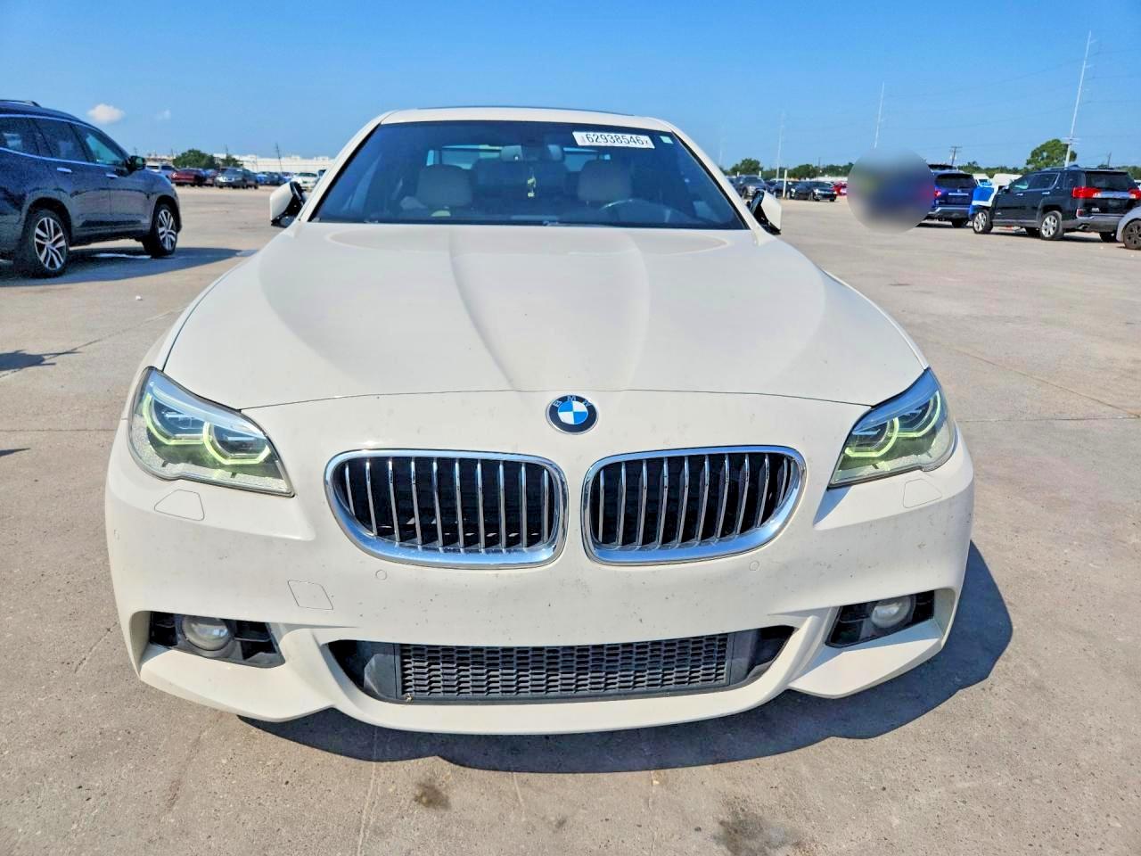 2015 Bmw 535 I White vin: WBA5B1C57FD919098
