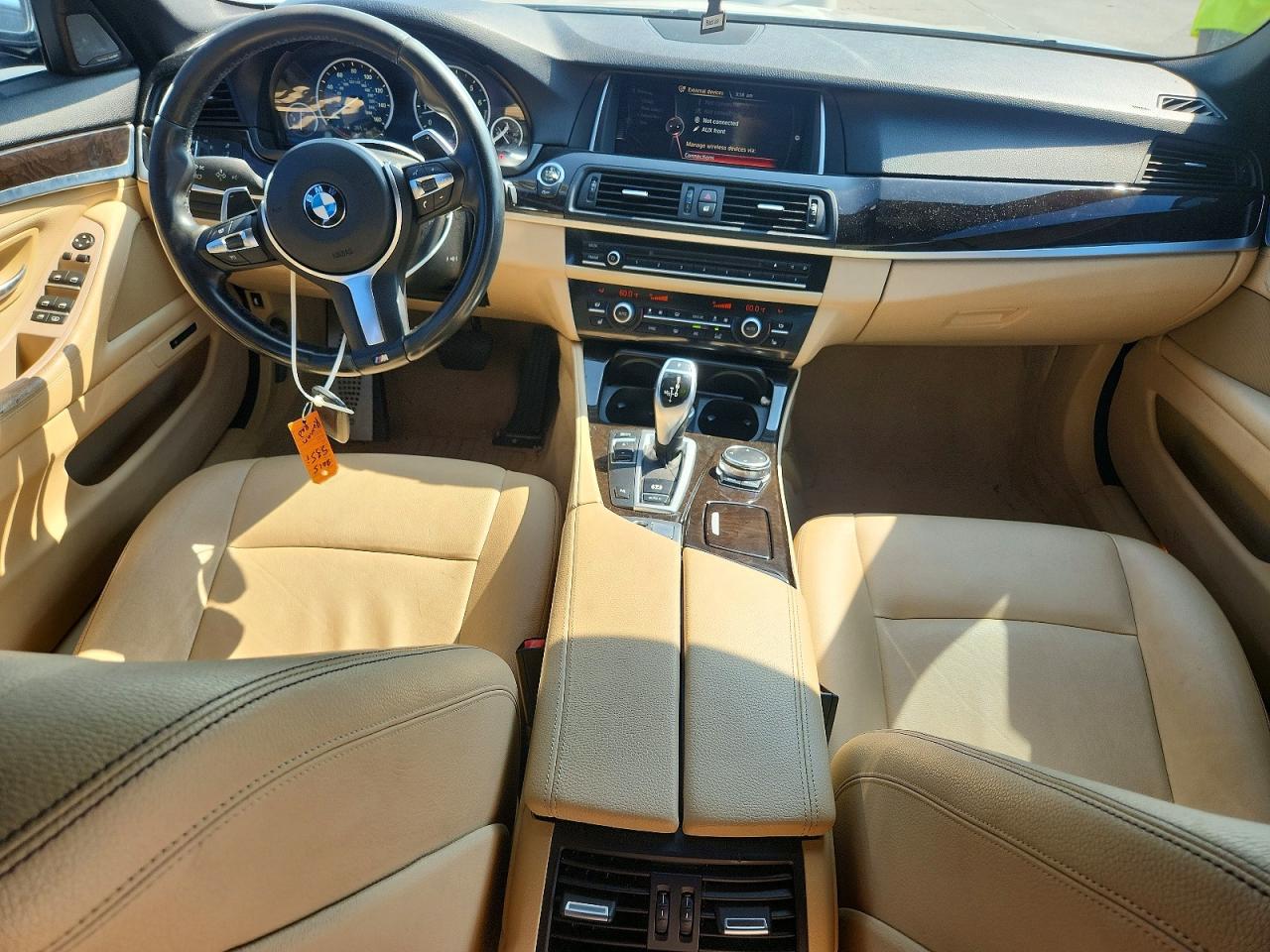 2015 Bmw 535 I White vin: WBA5B1C57FD919098