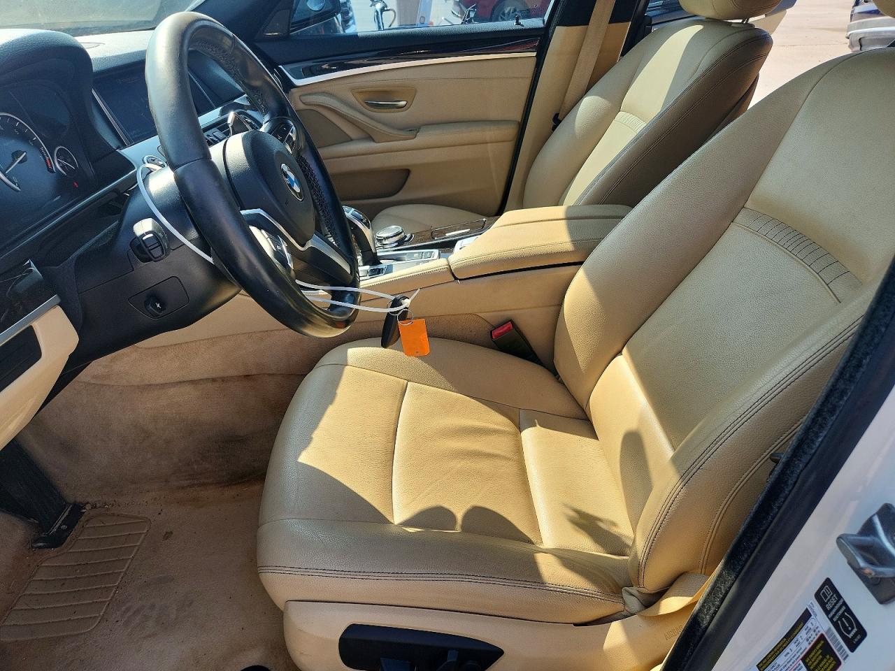 2015 Bmw 535 I White vin: WBA5B1C57FD919098