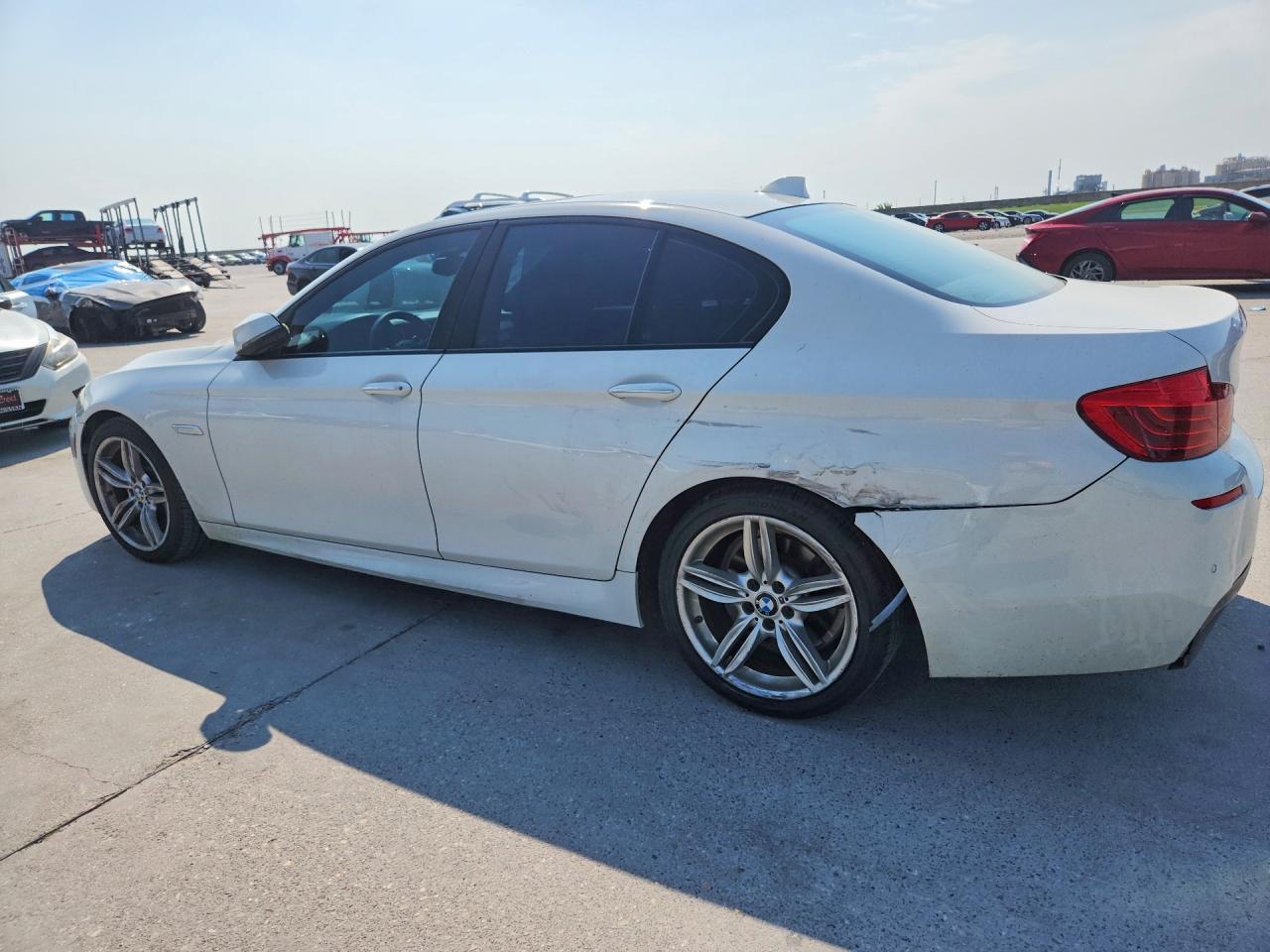 2015 Bmw 535 I White vin: WBA5B1C57FD919098