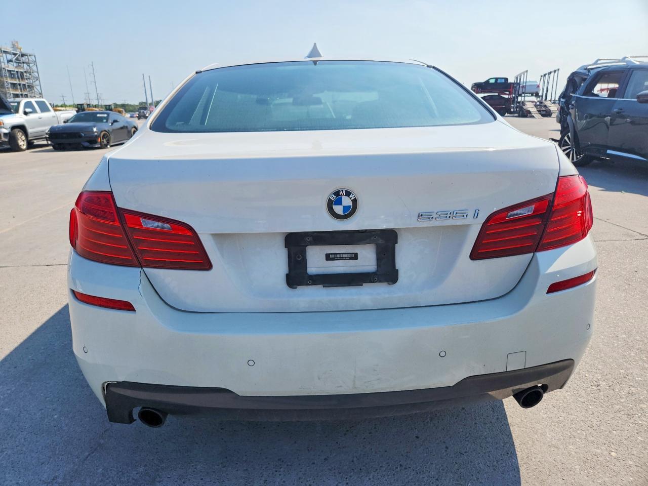 2015 Bmw 535 I White vin: WBA5B1C57FD919098