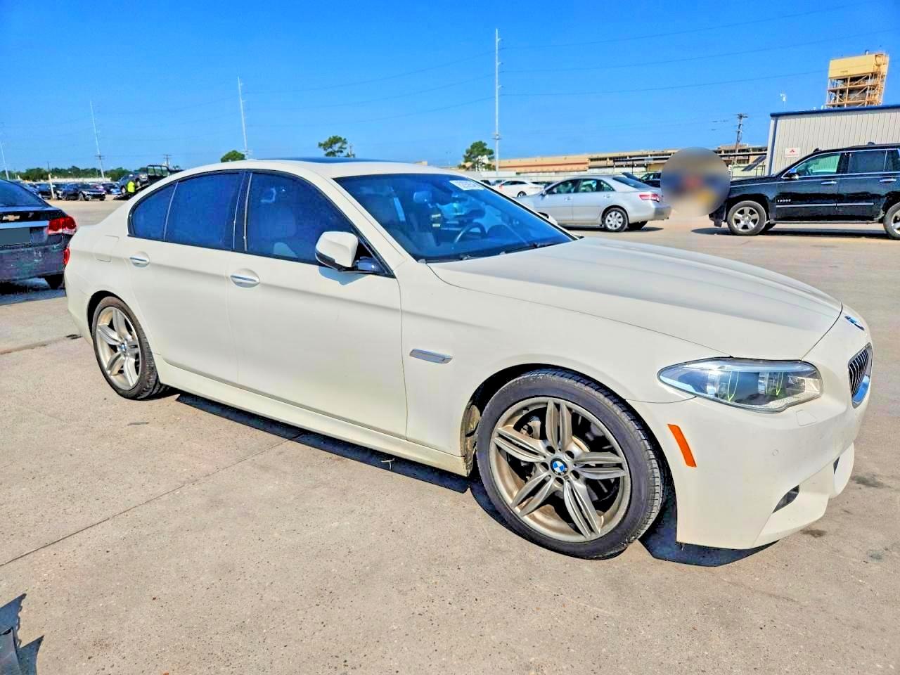 2015 Bmw 535 I White vin: WBA5B1C57FD919098