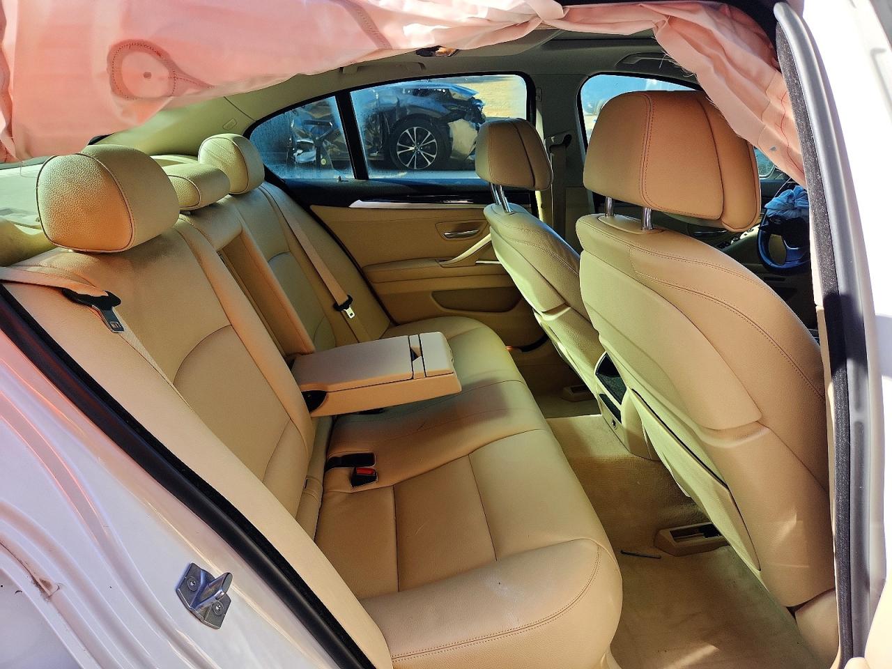 2015 Bmw 535 I White vin: WBA5B1C57FD921711