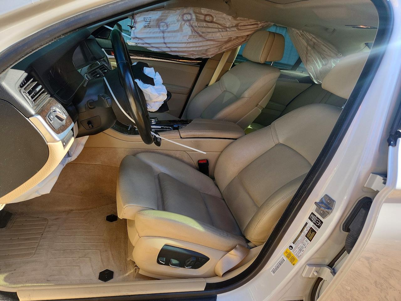 2015 Bmw 535 I White vin: WBA5B1C57FD921711