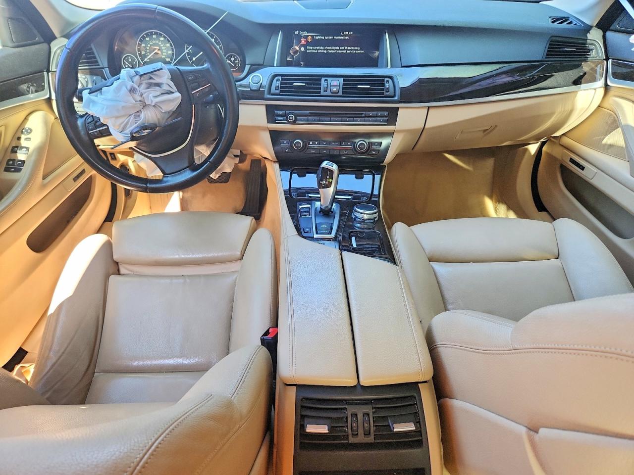 2015 Bmw 535 I White vin: WBA5B1C57FD921711