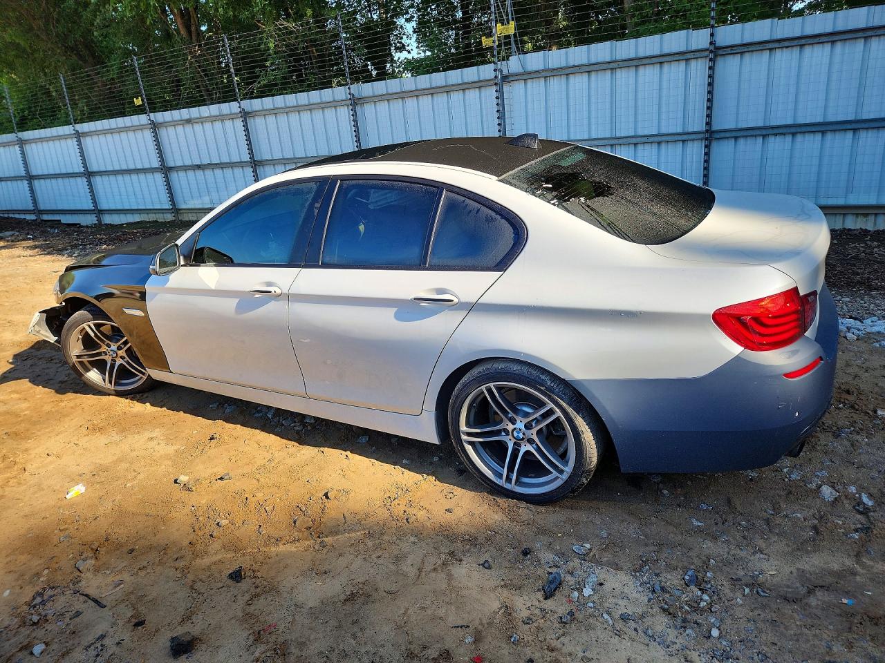 2015 Bmw 535 I White vin: WBA5B1C57FD921711
