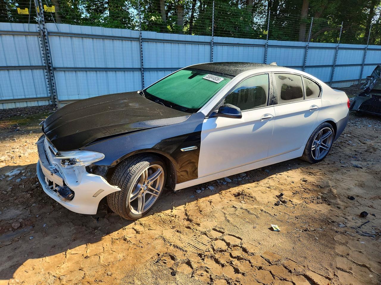 2015 Bmw 535 I White vin: WBA5B1C57FD921711