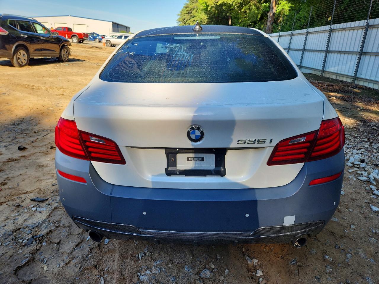 2015 Bmw 535 I White vin: WBA5B1C57FD921711