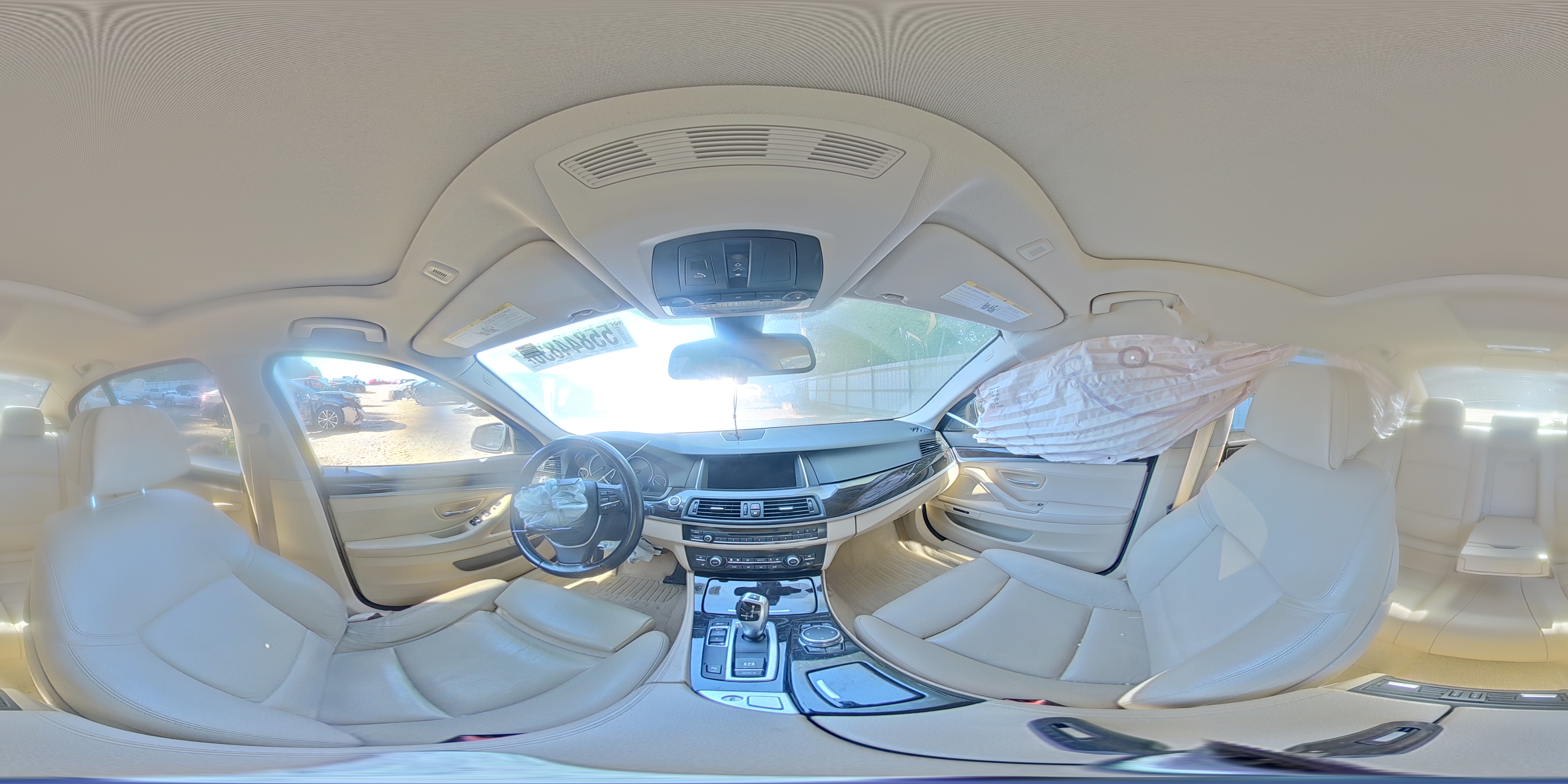 2015 Bmw 535 I White vin: WBA5B1C57FD921711