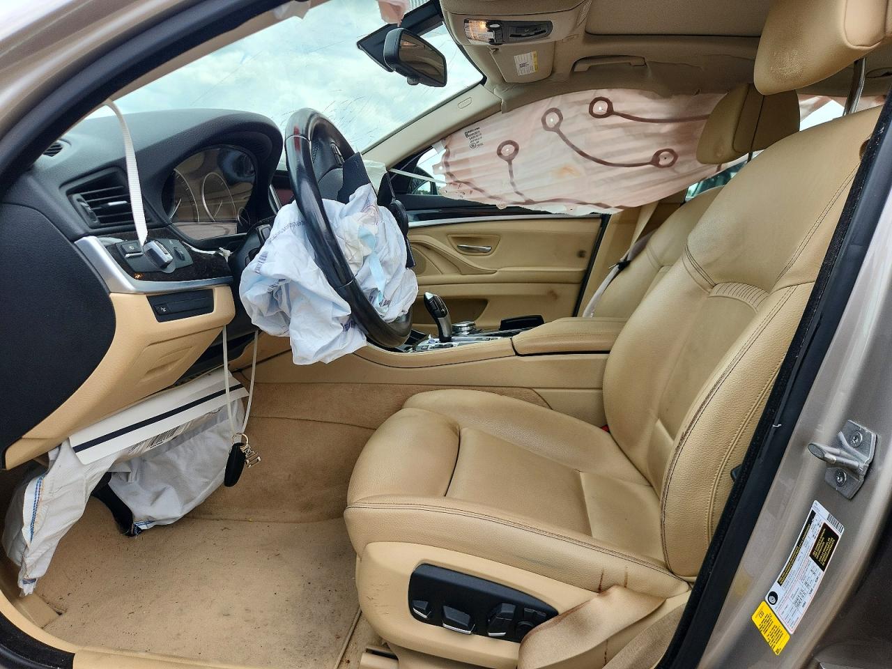 2015 Bmw 535 I Tan vin: WBA5B1C57FG125667