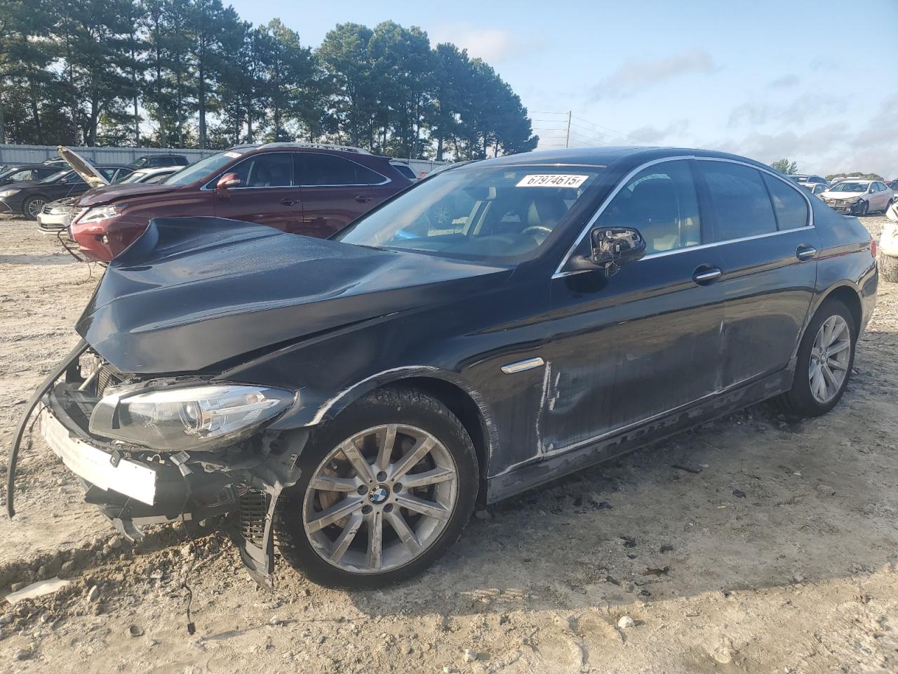 2015 Bmw 535 I Black vin: WBA5B1C57FG125779