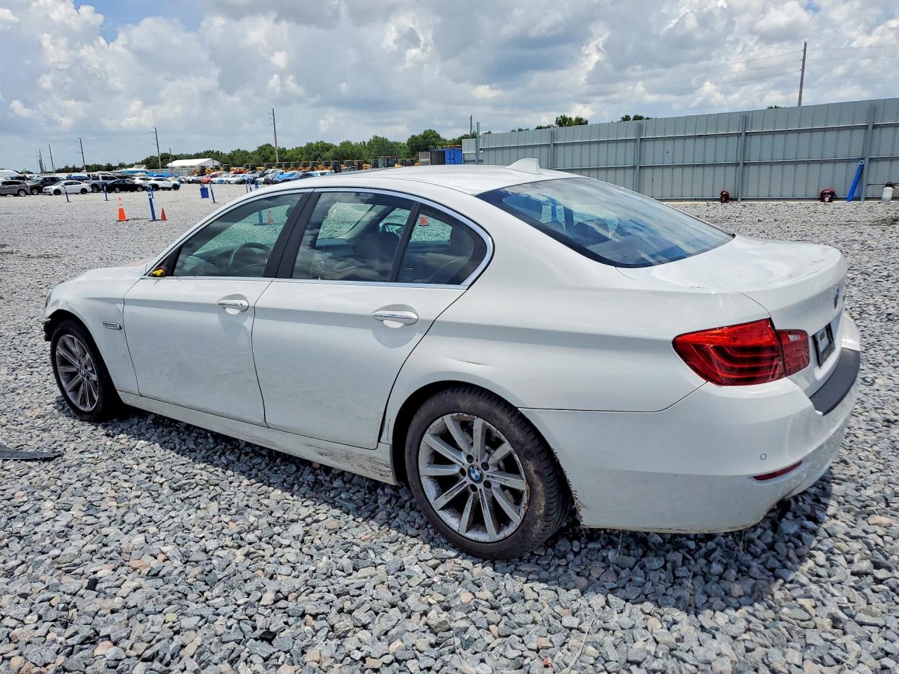 2014 Bmw 535 I White vin: WBA5B1C58ED481514