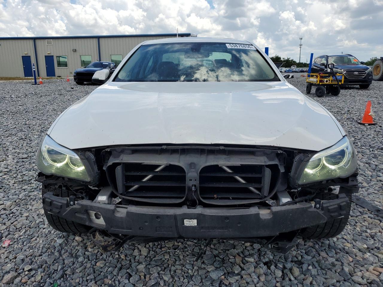 2014 Bmw 535 I White vin: WBA5B1C58ED481514