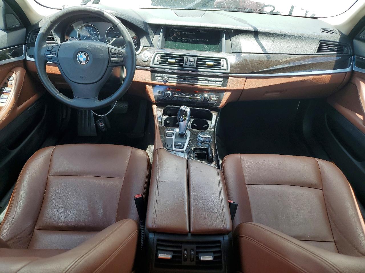 2014 Bmw 535 I White vin: WBA5B1C58ED481514