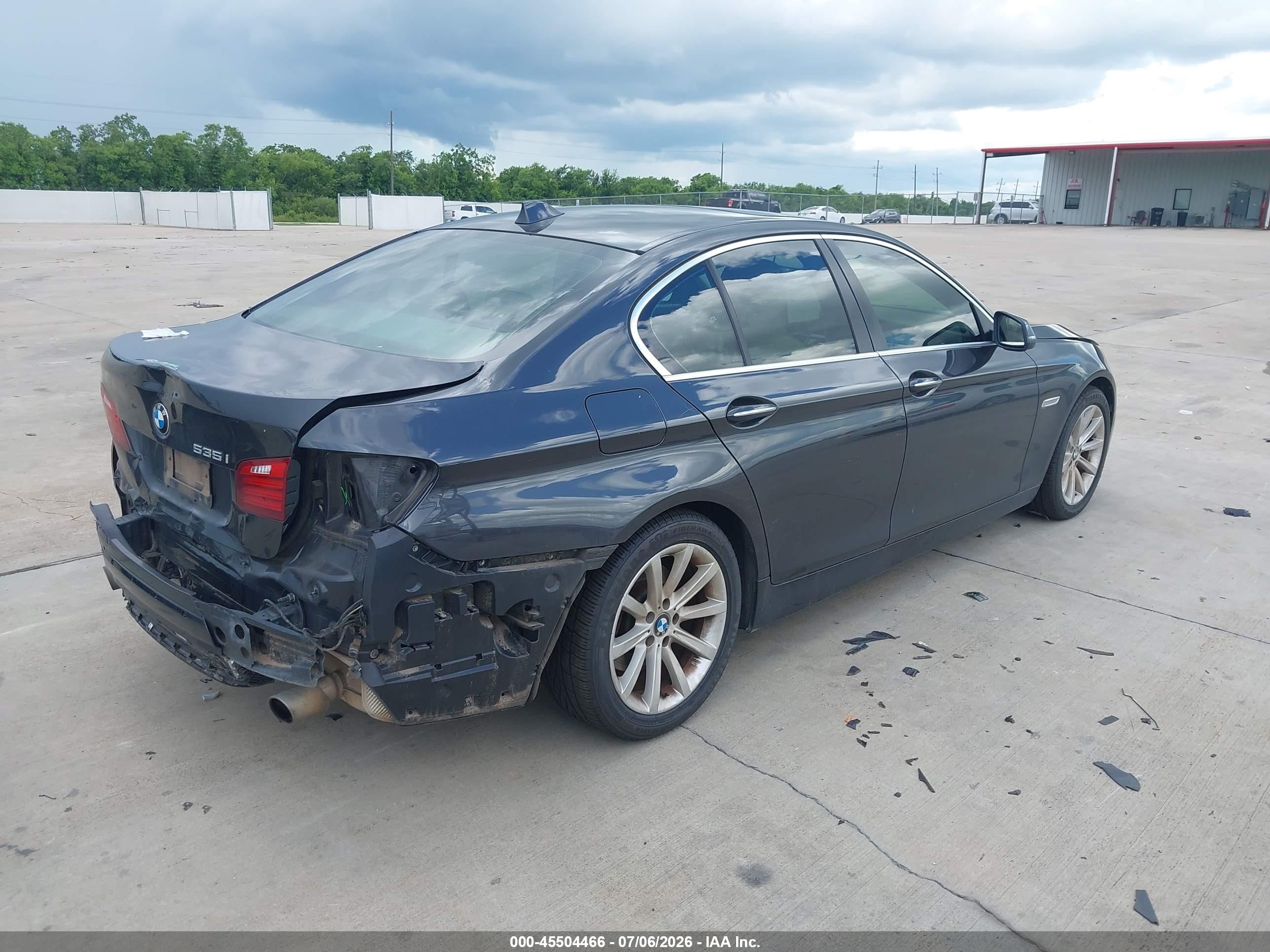 2015 Bmw 535i   Gray vin: WBA5B1C58FD917778