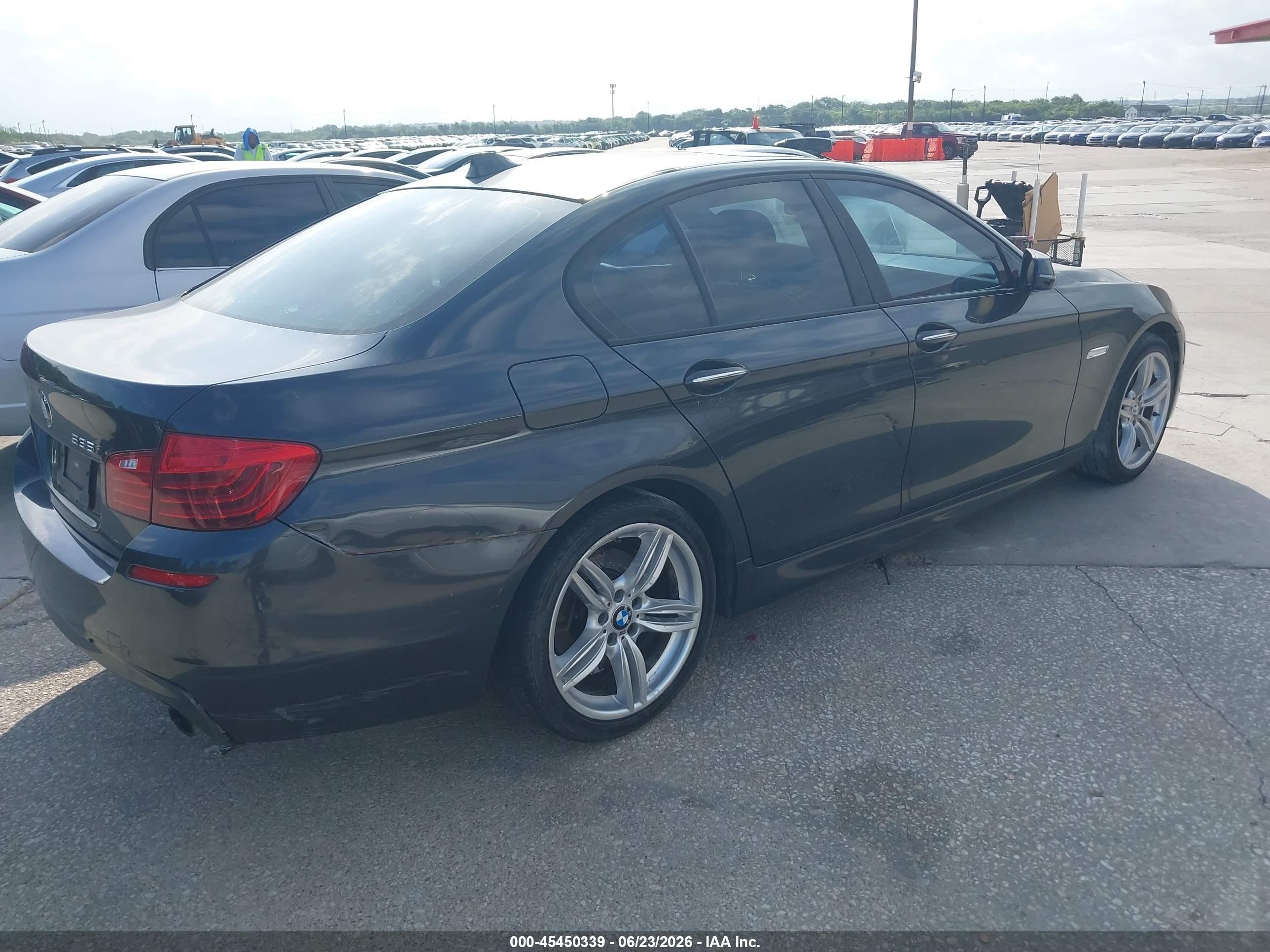 2014 Bmw 535i   Black vin: WBA5B1C59ED475074